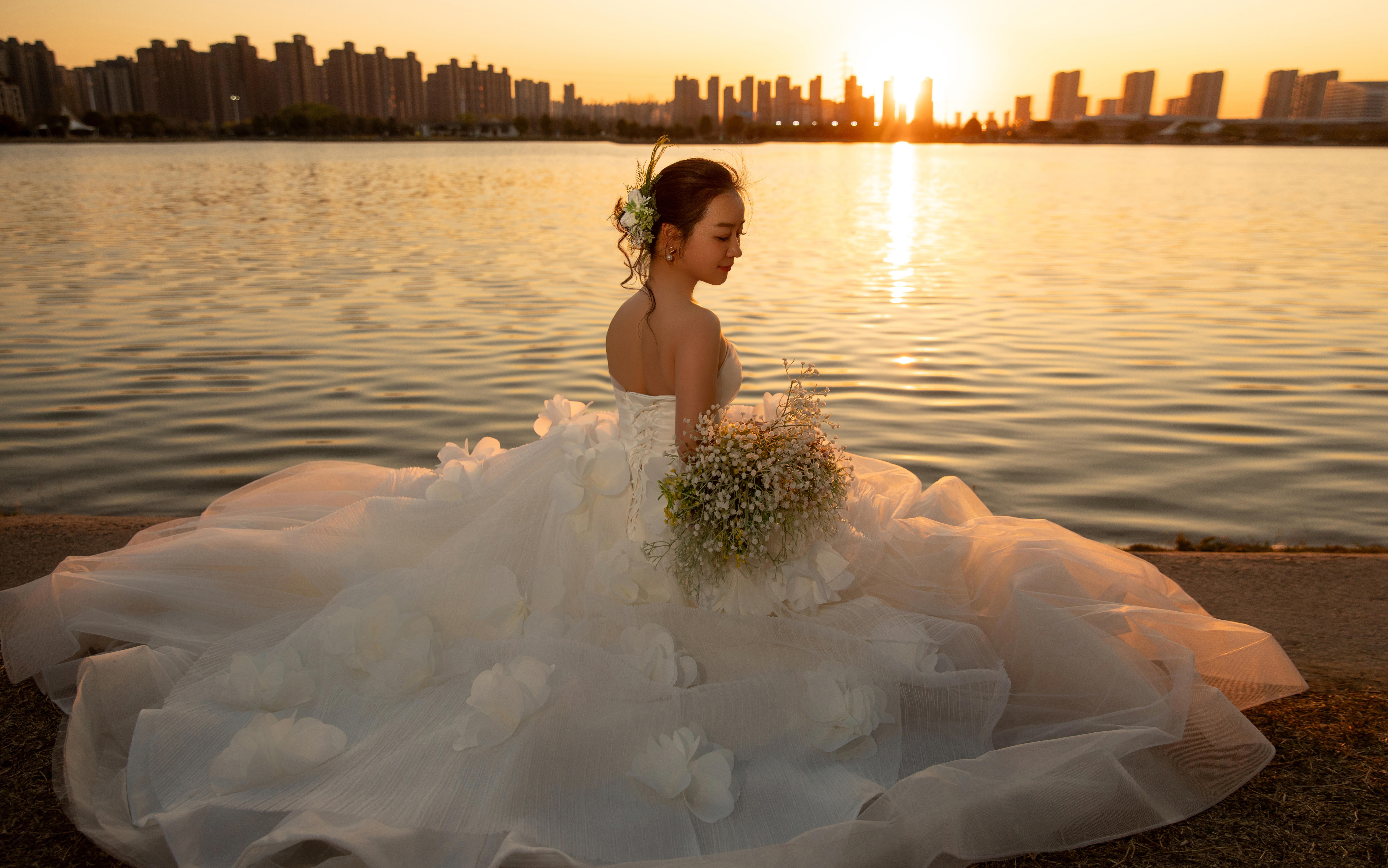 【优格】哇塞！！浪漫满分的夕阳婚纱照