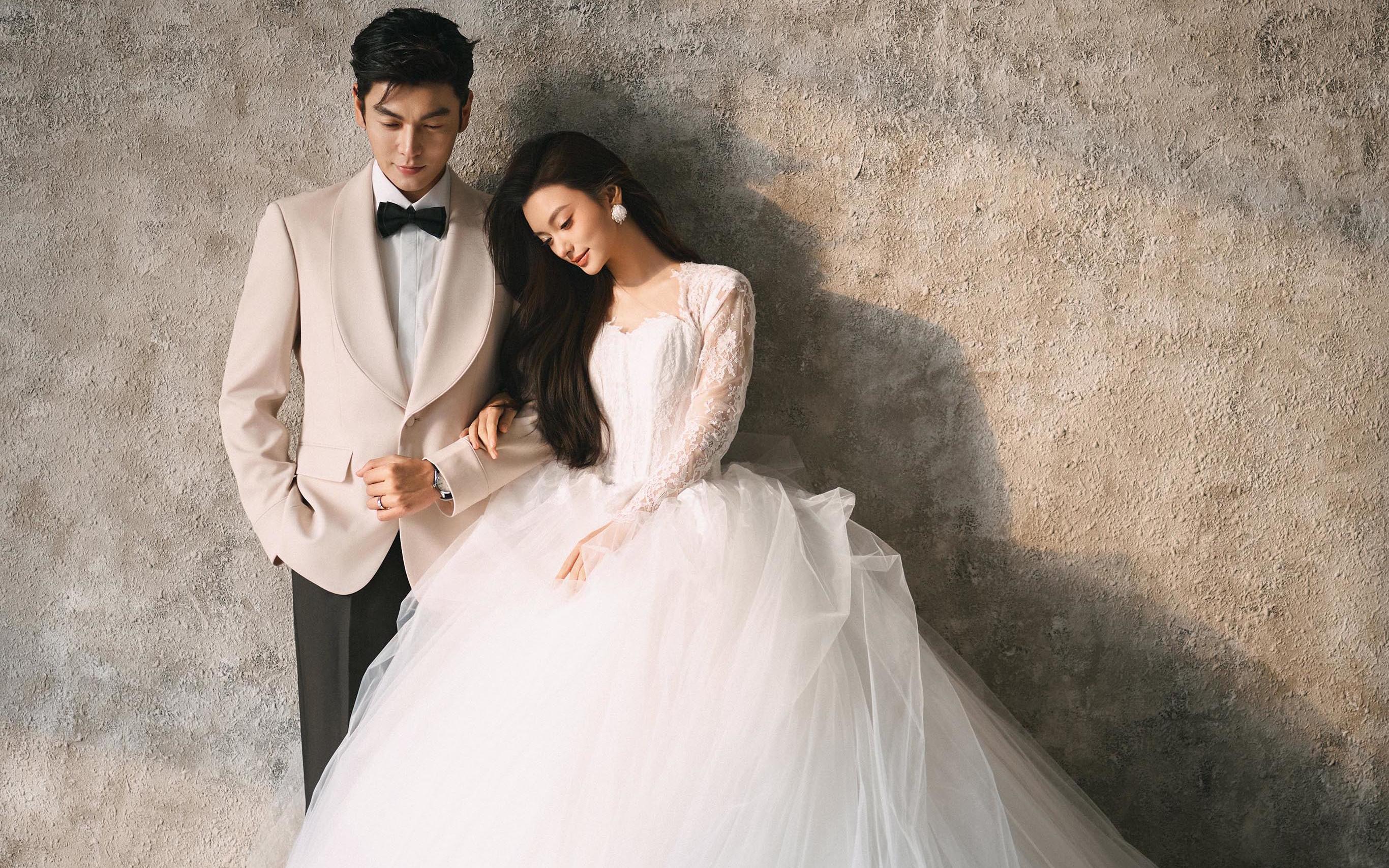 救命🆘！！这组婚纱照直接把温柔焊在脸上