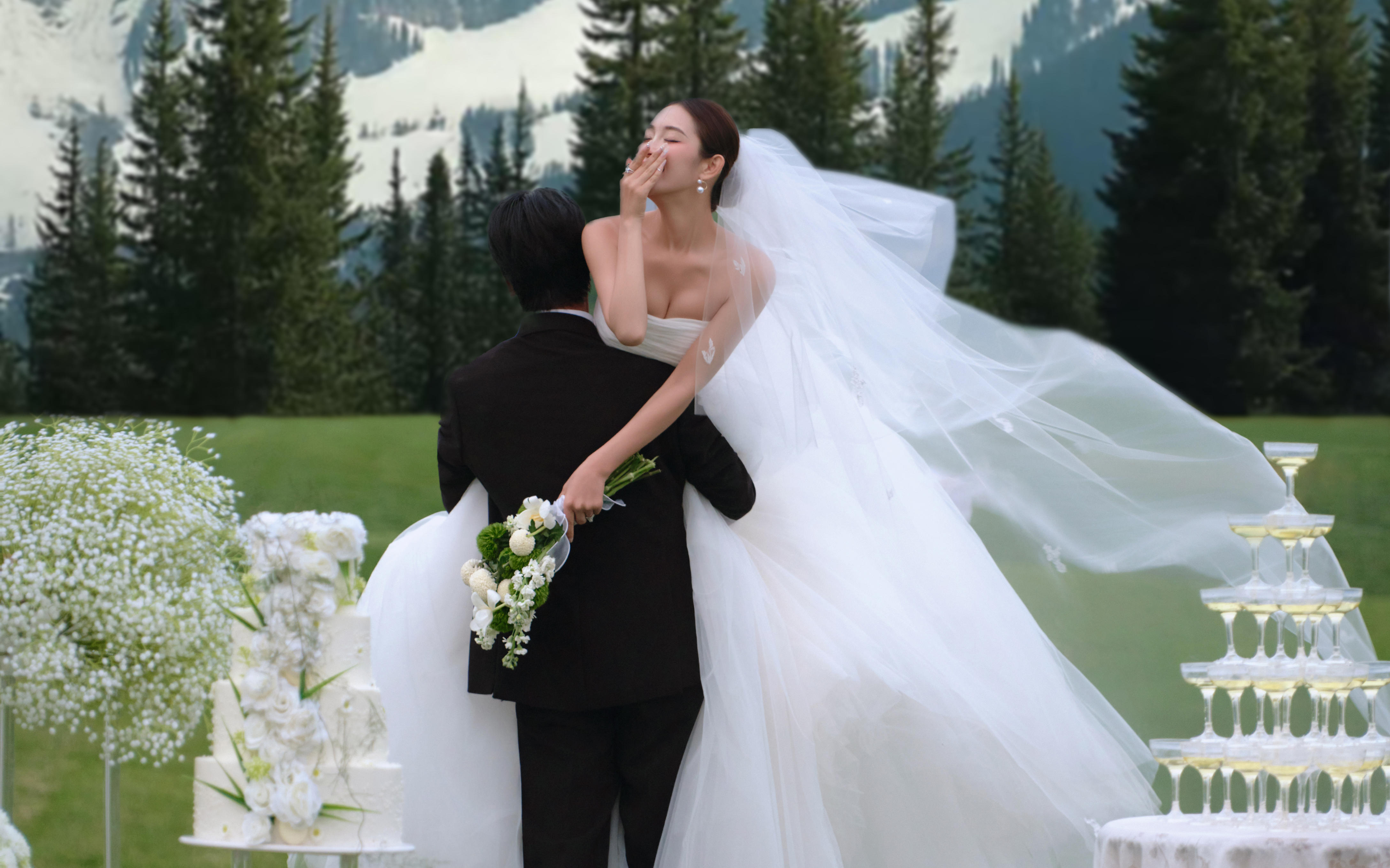 沃趣❗️真的好喜欢~森系婚礼仪式感婚纱照