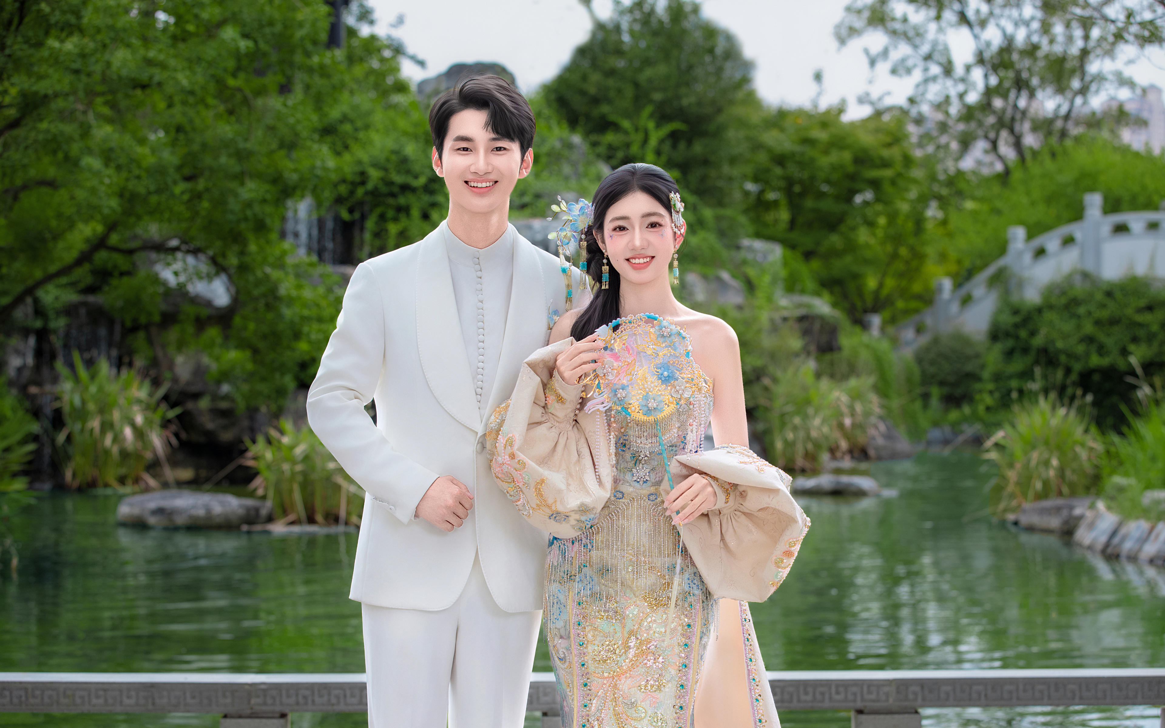 遇见不一样的新中式园林婚纱照 | 上象摄影