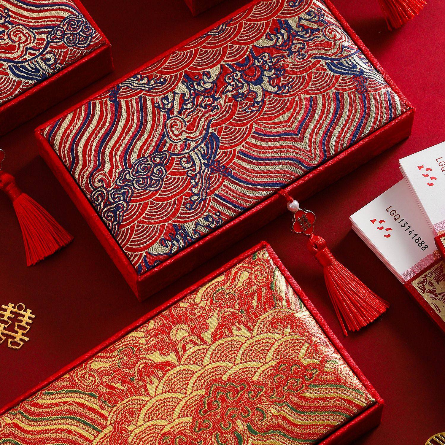 萬(wàn)元紅包盒 結(jié)婚訂婚敬茶禮金改口利是封