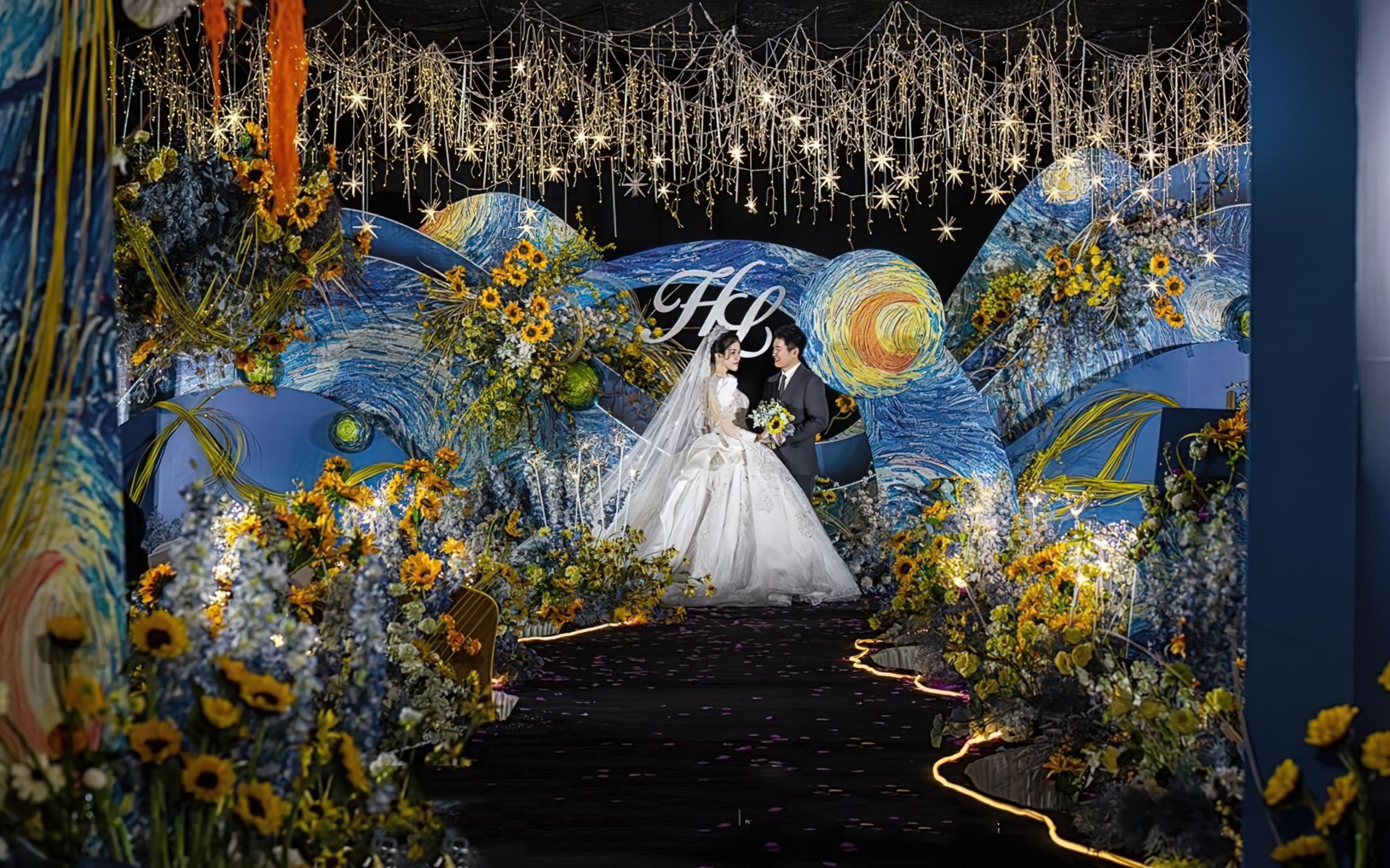 星海漫卷，向日葵仰望星空