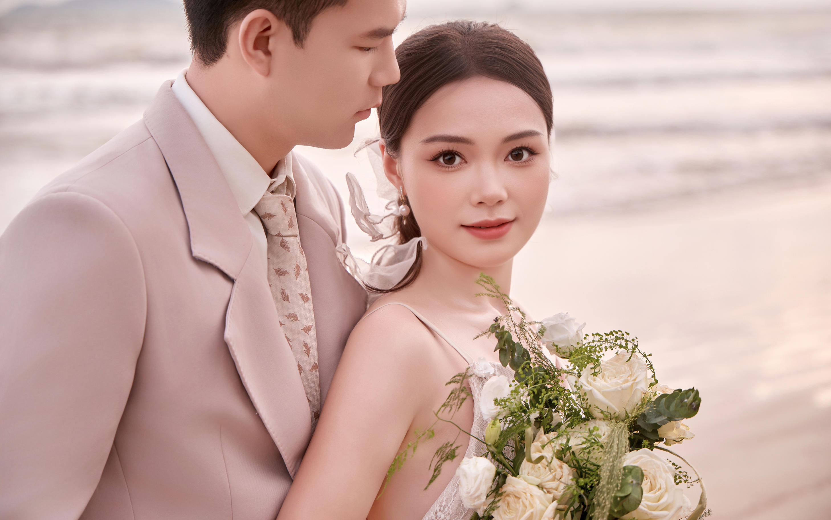 三亚夕阳婚照｜我们把落日熔成金戒