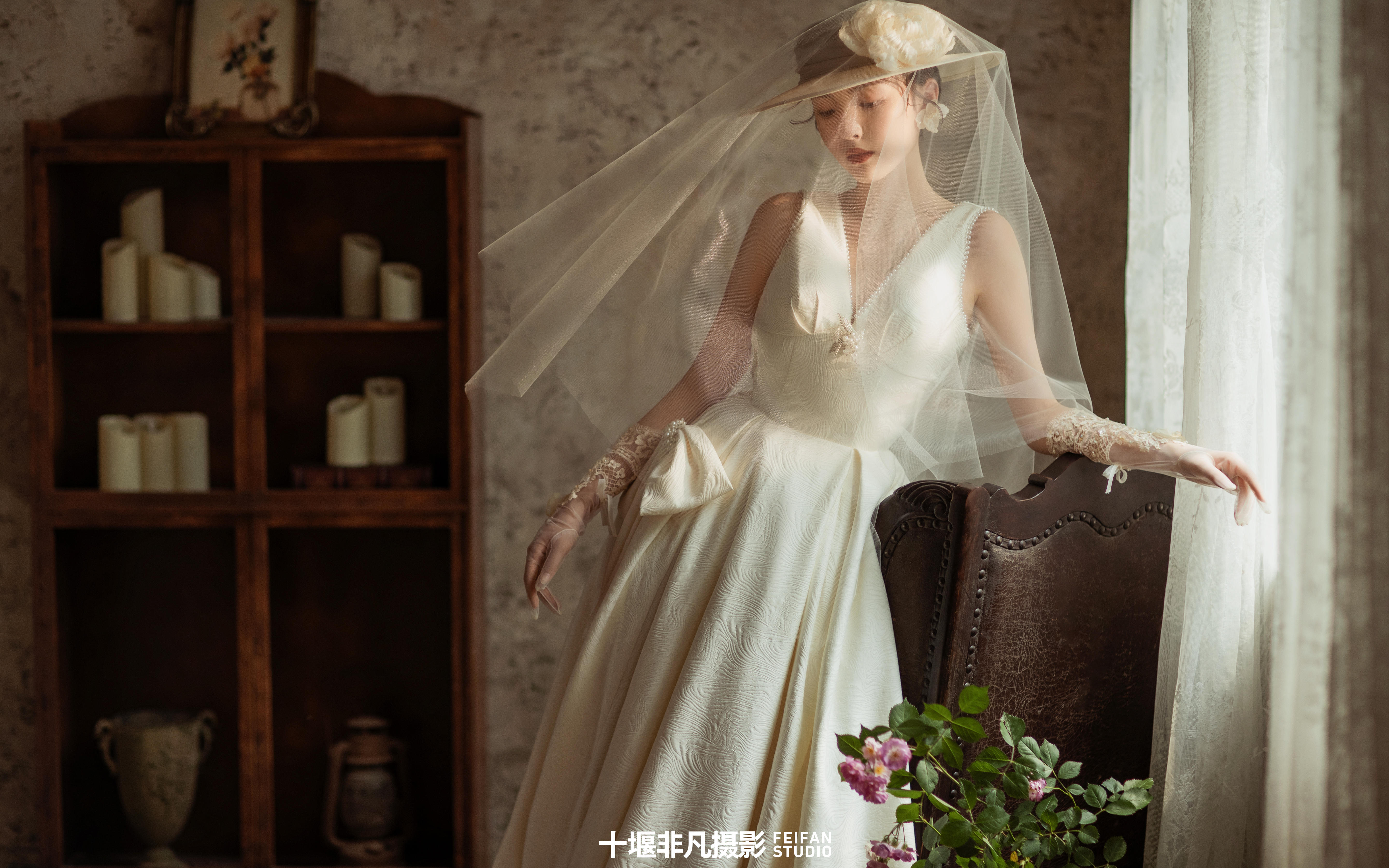 小众高级的法式复古婚纱照~
