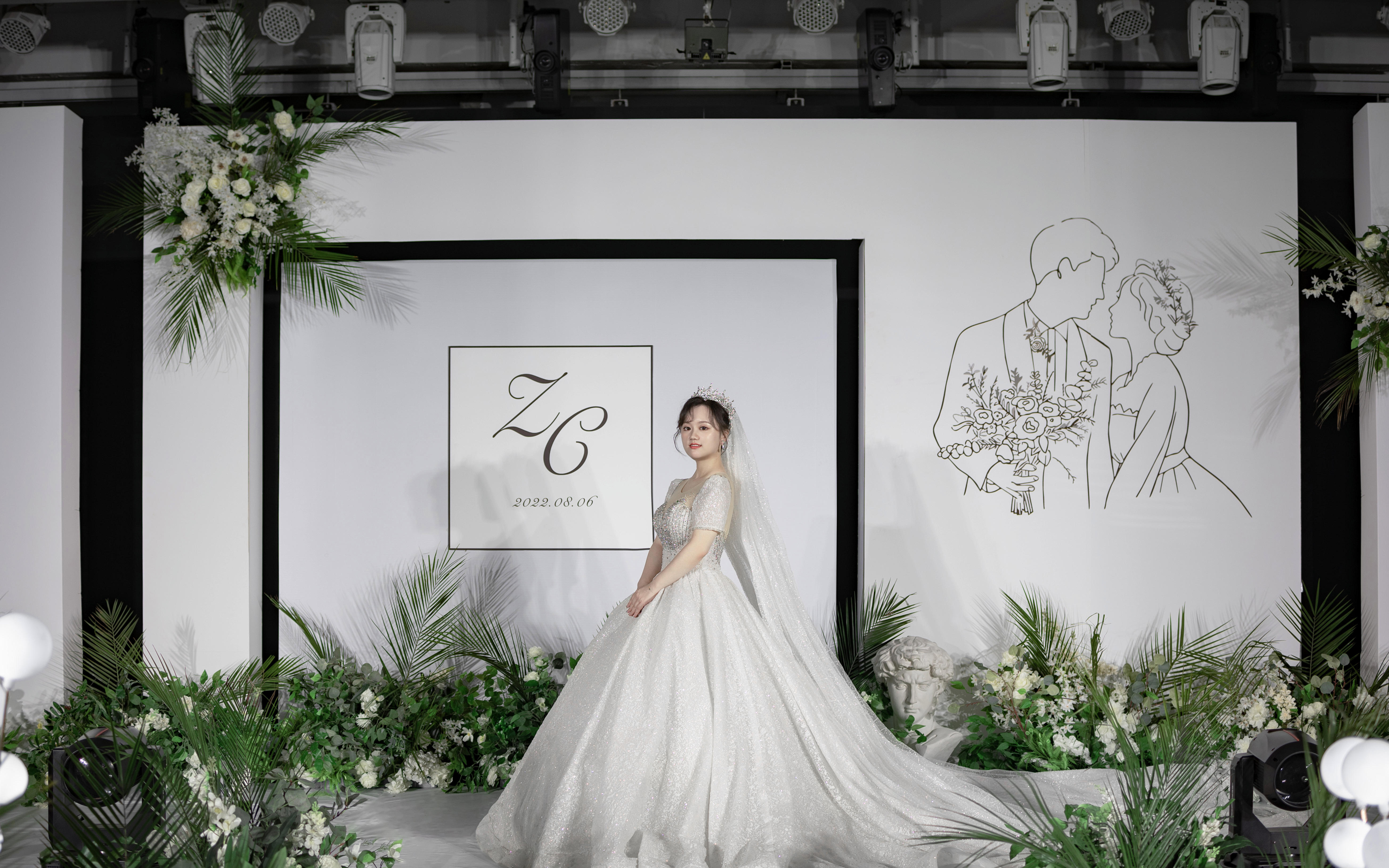 定制韩式极简风婚礼