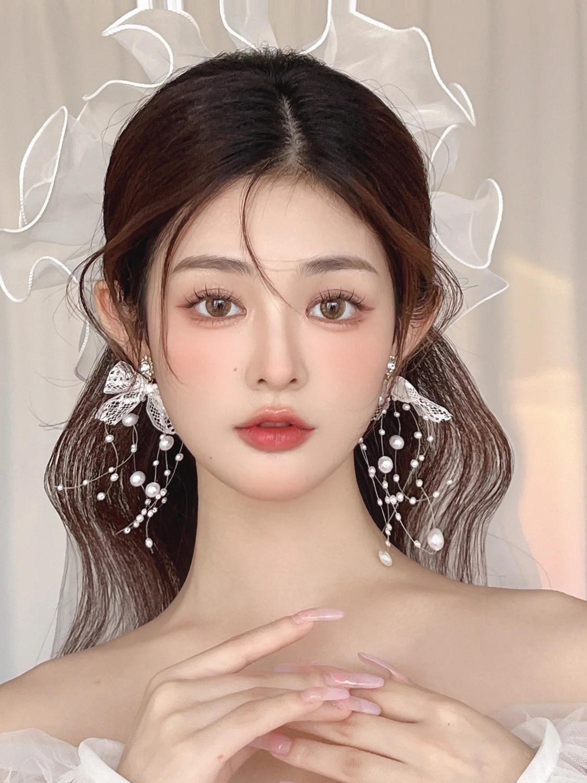 炒鸡安利的婚纱造型
