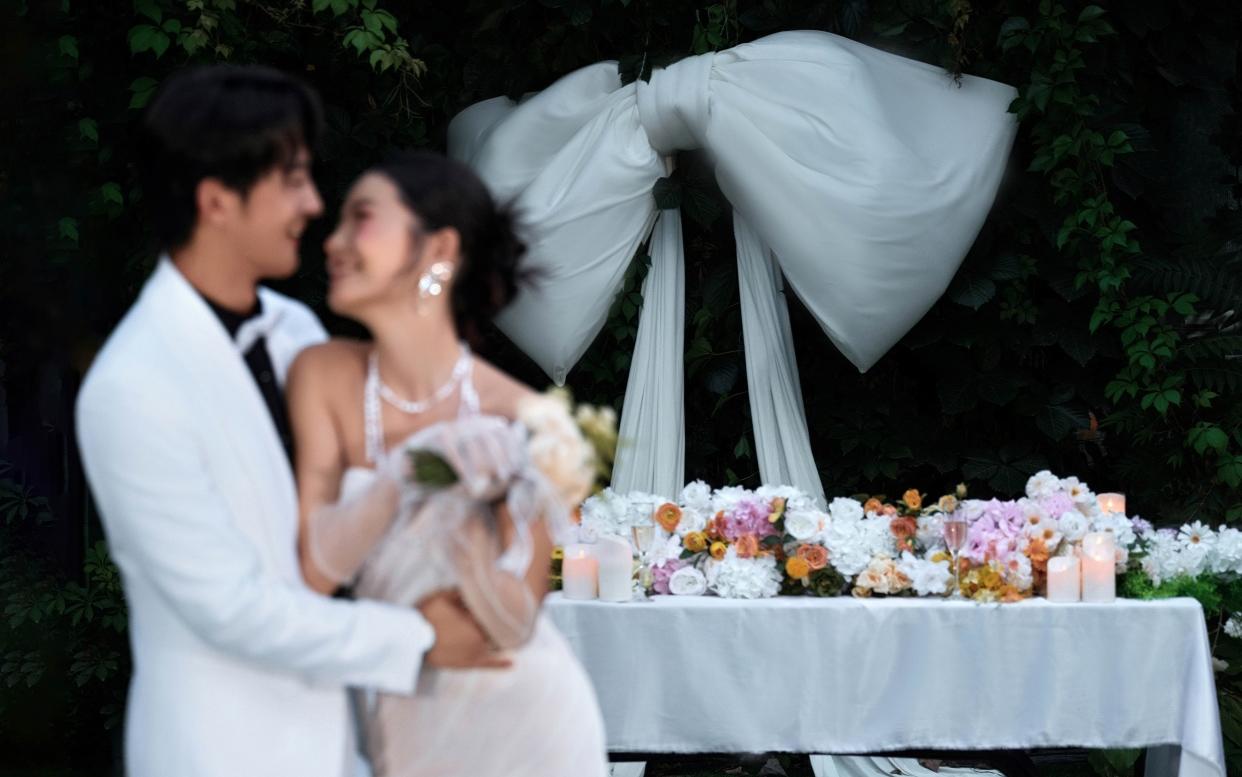 是心动啊💓⁉️这样的婚纱照也太绝了✨