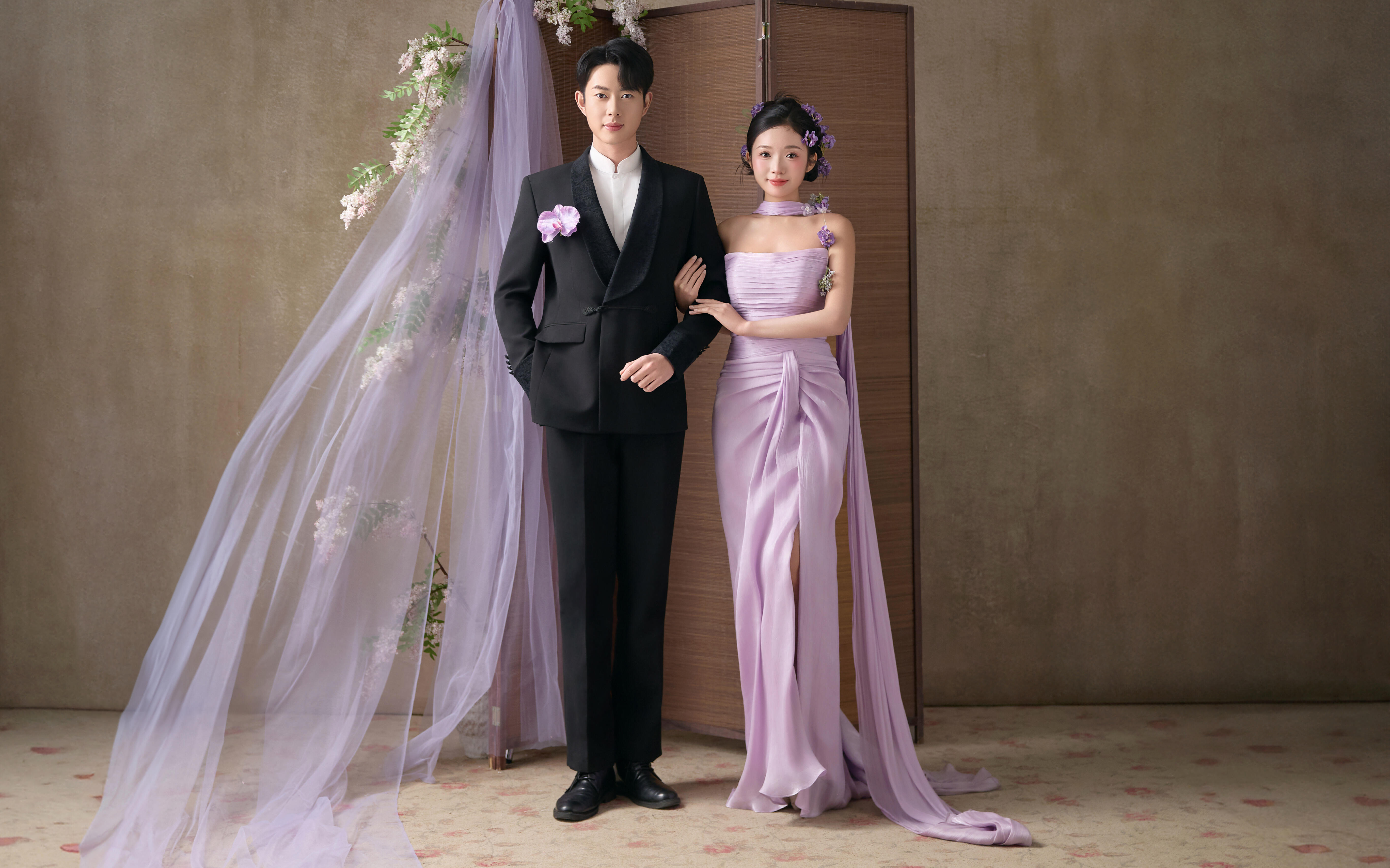 邂逅一场紫色浪漫1一眼沦陷的新中式