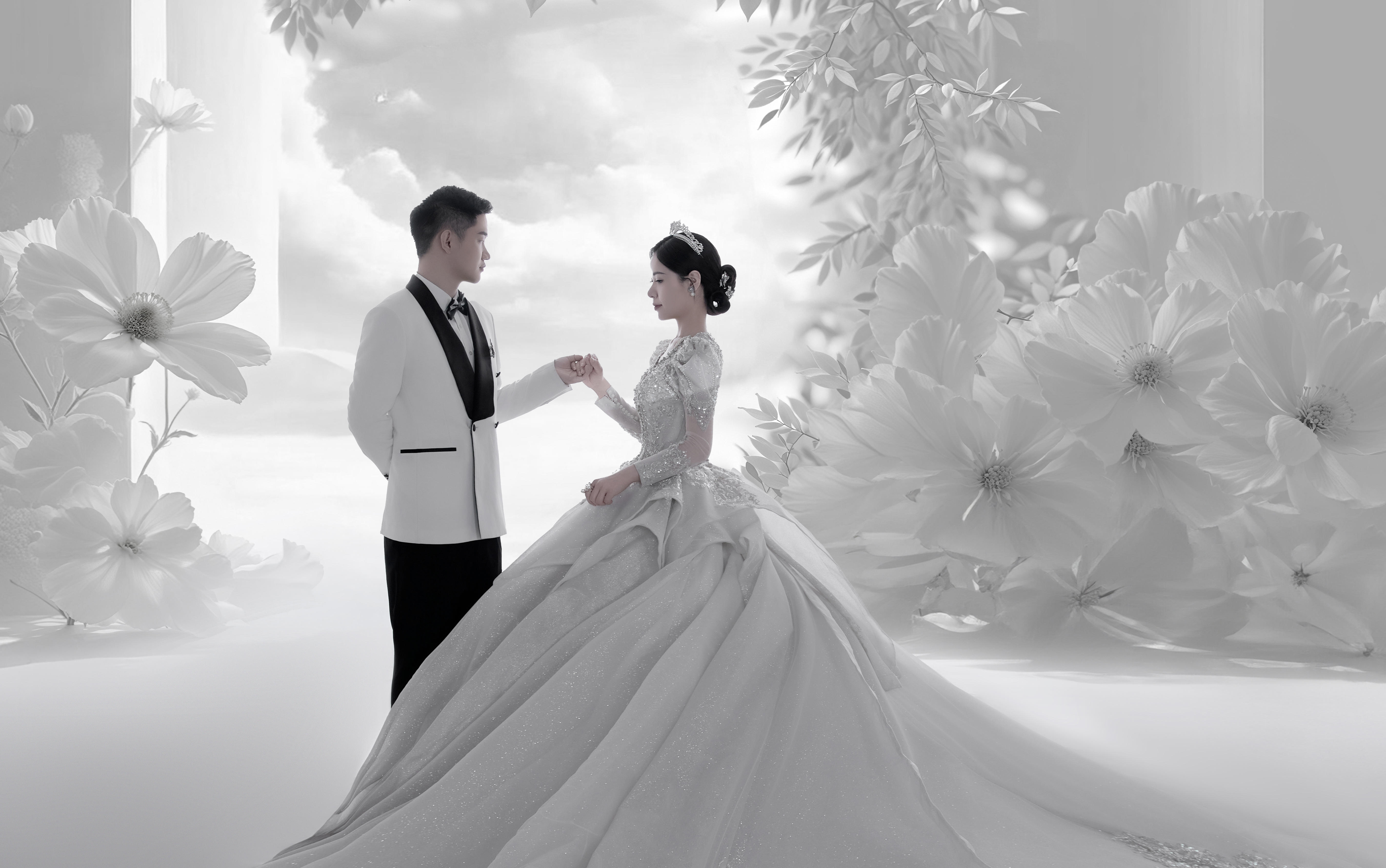 【施华洛摄影】是梦中的梦幻主纱婚纱照