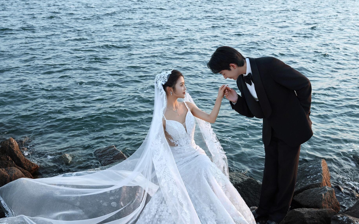 海景婚纱照