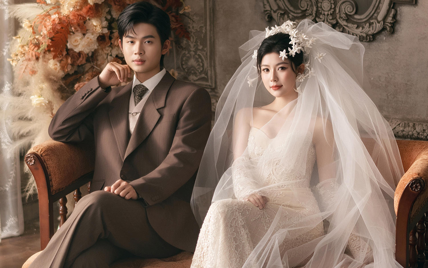 好愛這組法式復(fù)古婚紗照??氛圍感真的超絕