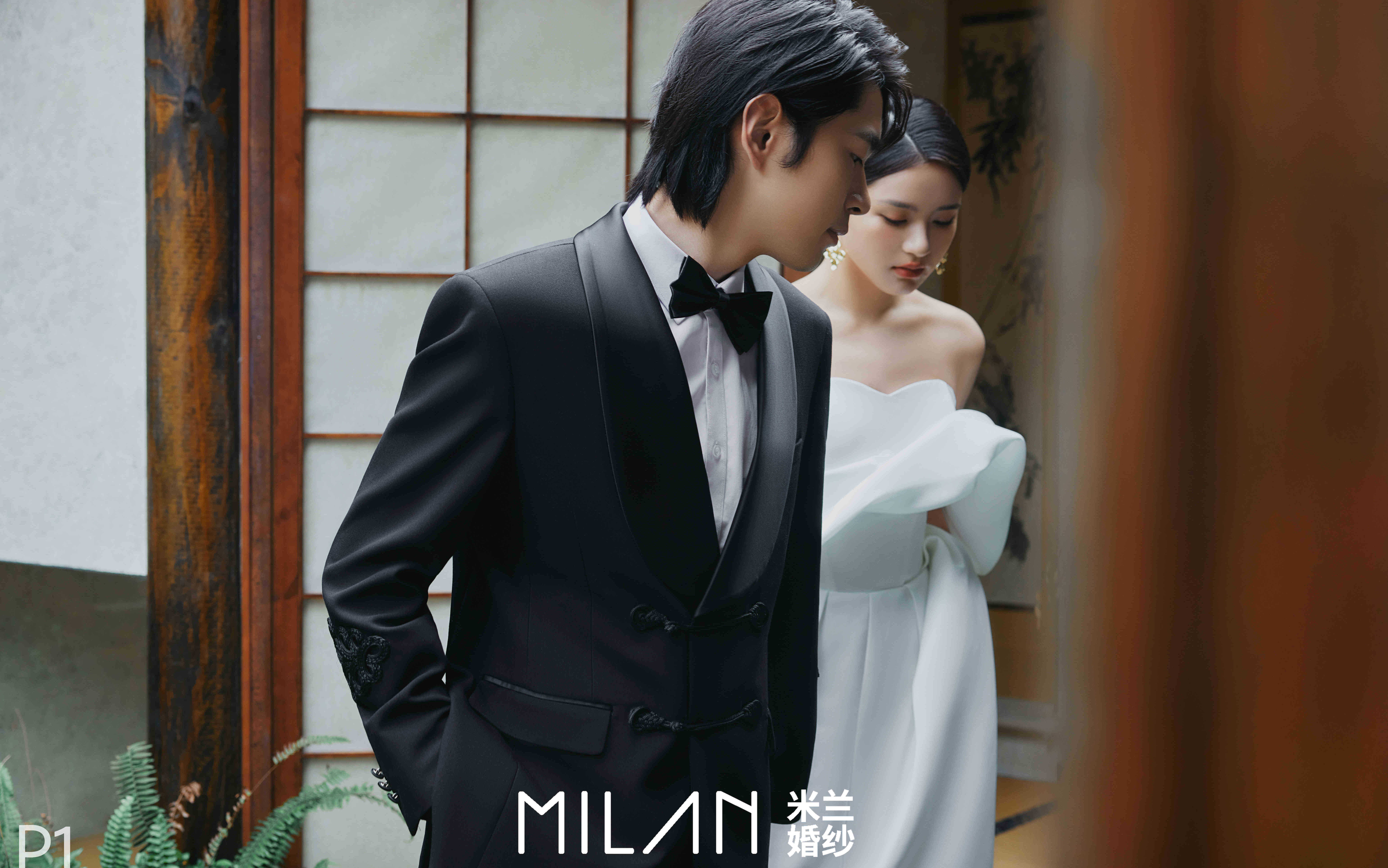 不输电影质感的轻法式婚纱照