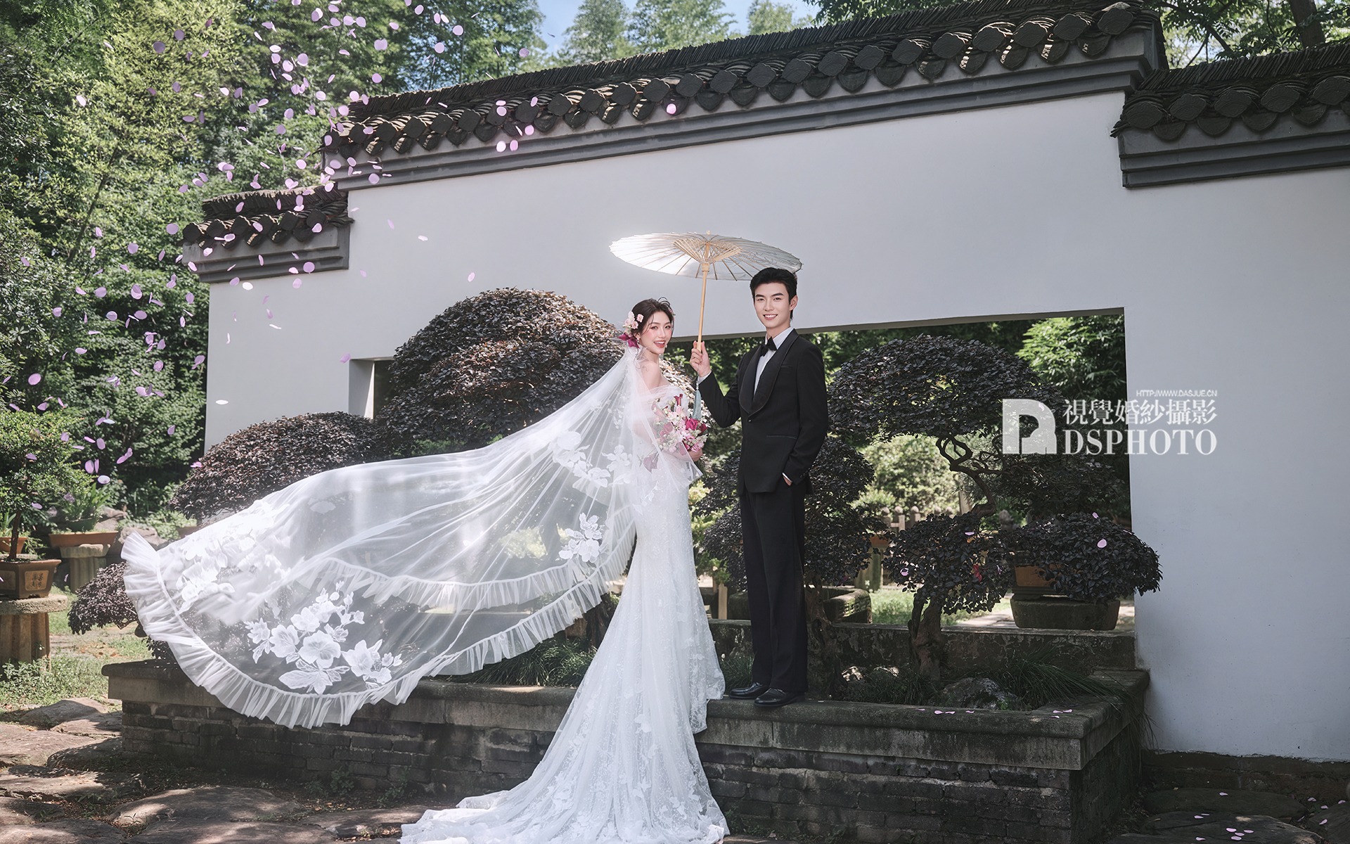📸《新中式园林婚纱照》满分作业模板！抄就完了！