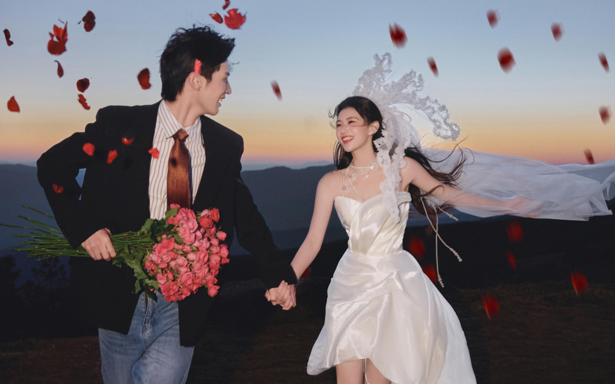 🏃‍♀️肆意奔跑｜这才是生命力婚纱照该有的样子