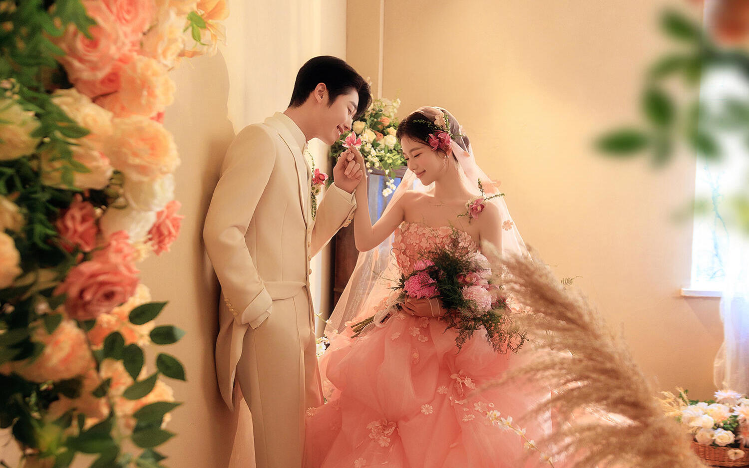 【花房婚紗照太仙太有氛圍感啦】