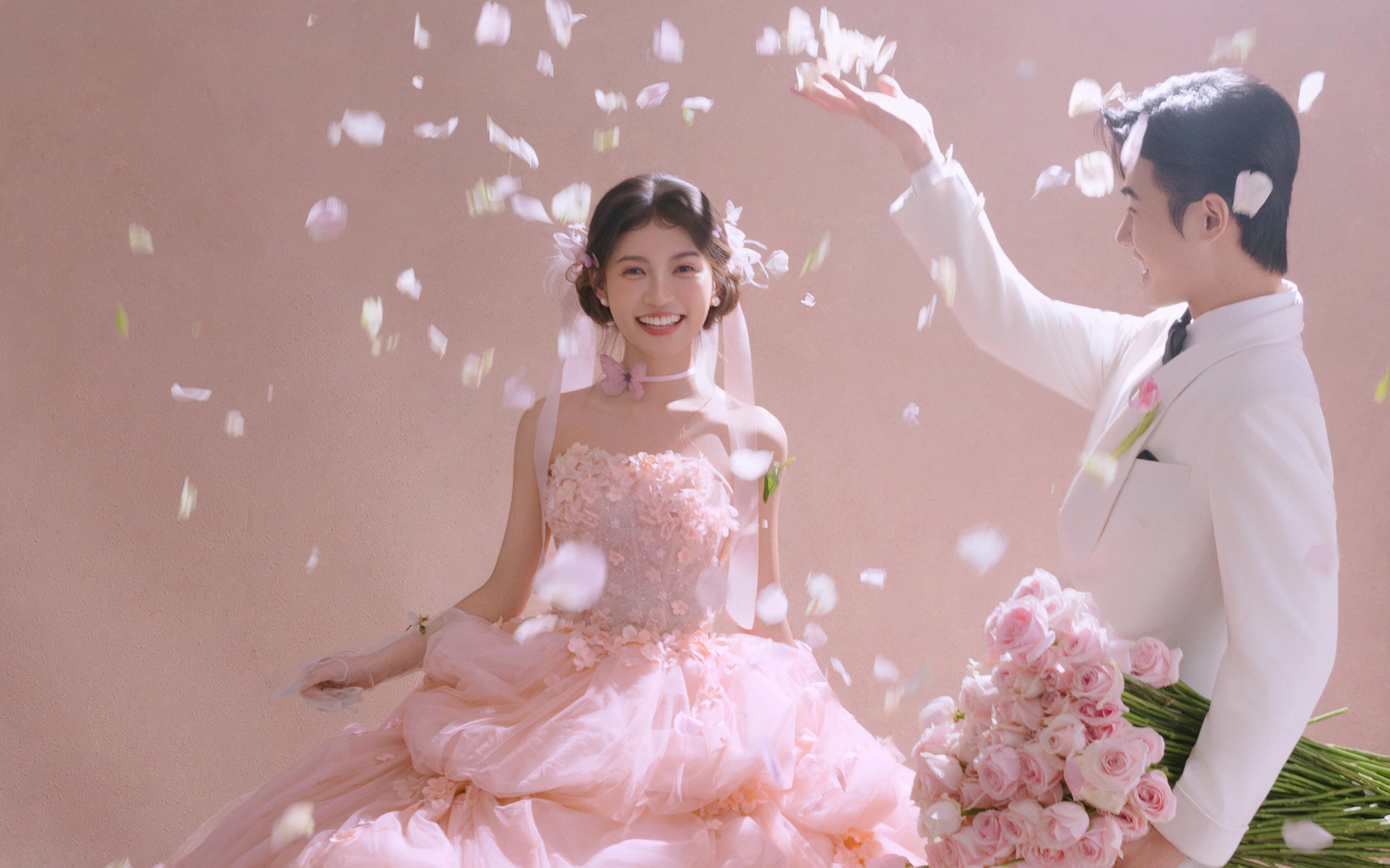 【主纱系列】花神婚纱照🌸被花和爱包围的瞬间