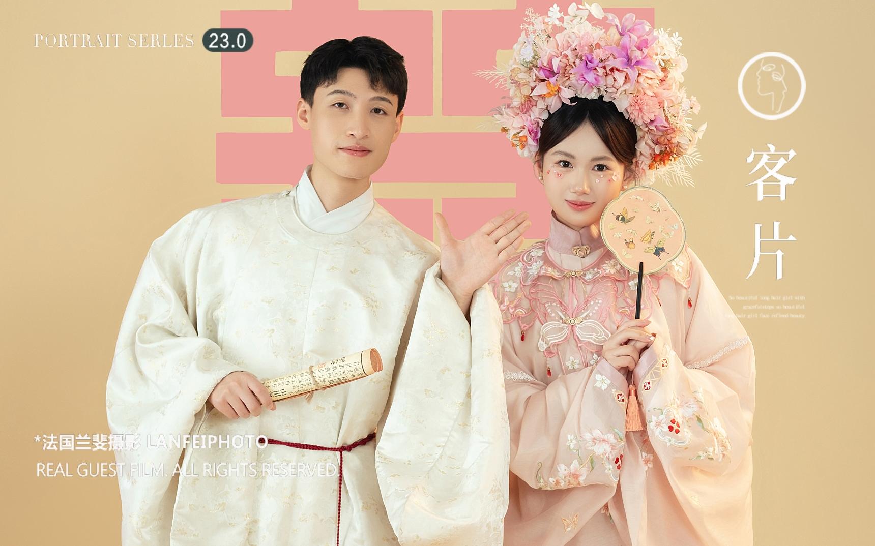 甜美程度爆表?被這組簪花婚紗照迷暈啦