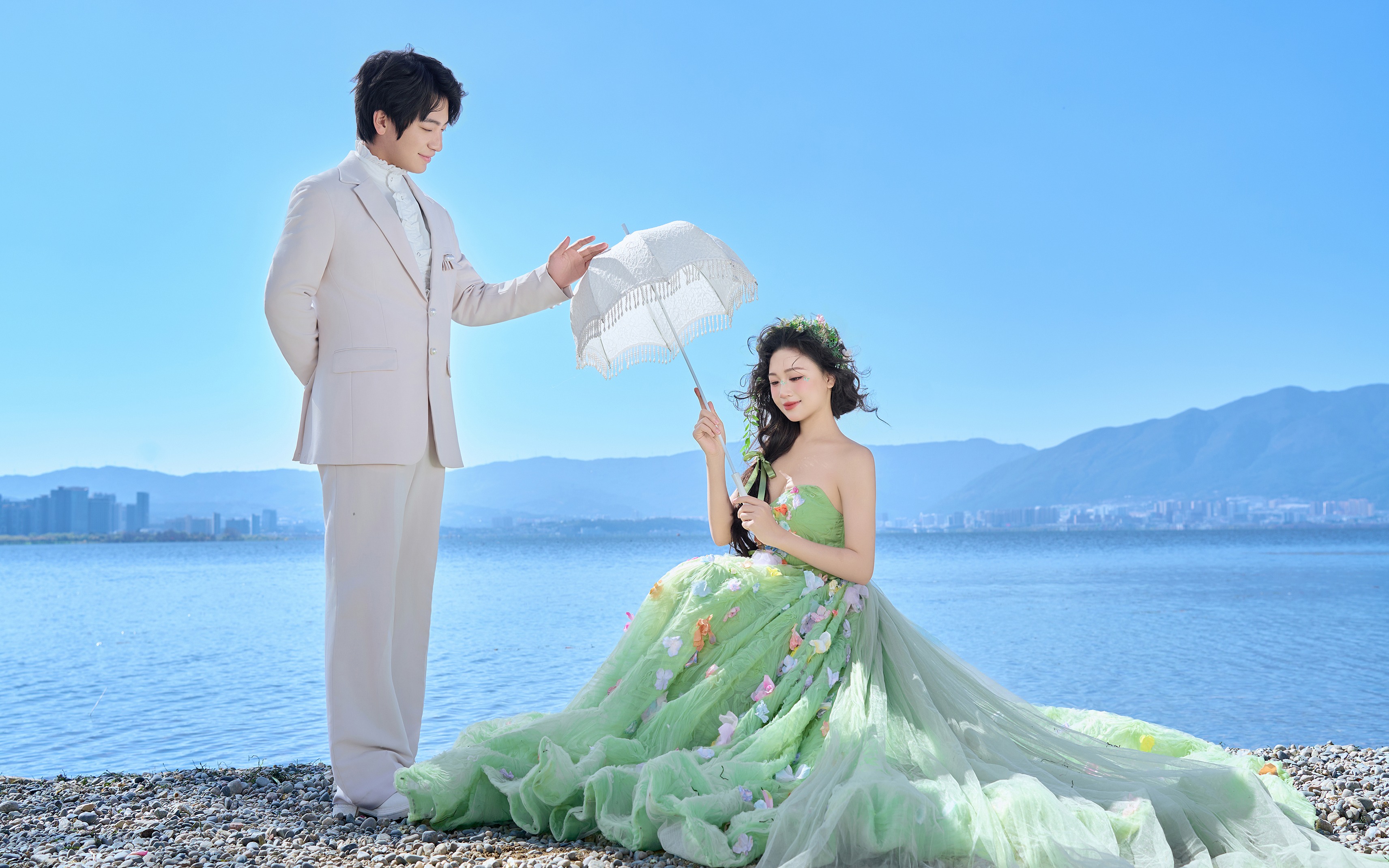 森林证婚｜我们的森系婚纱照被大自然收藏了