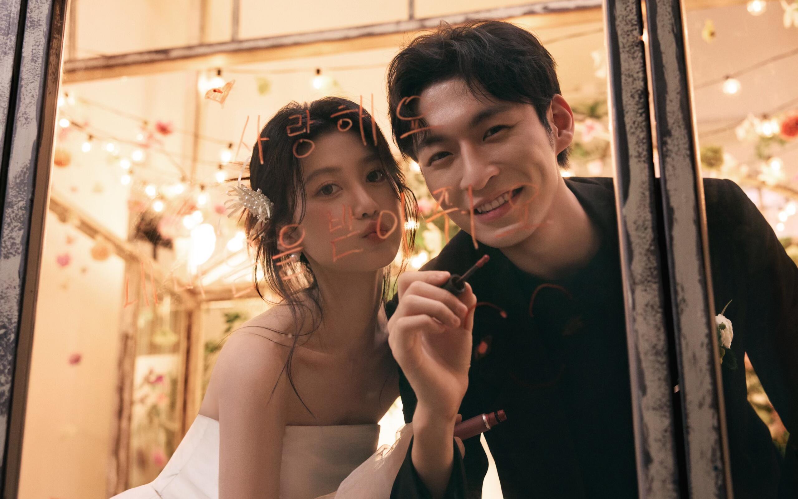 甜妹專屬婚紗照??韓韓的少女感真的會(huì)心動(dòng)！