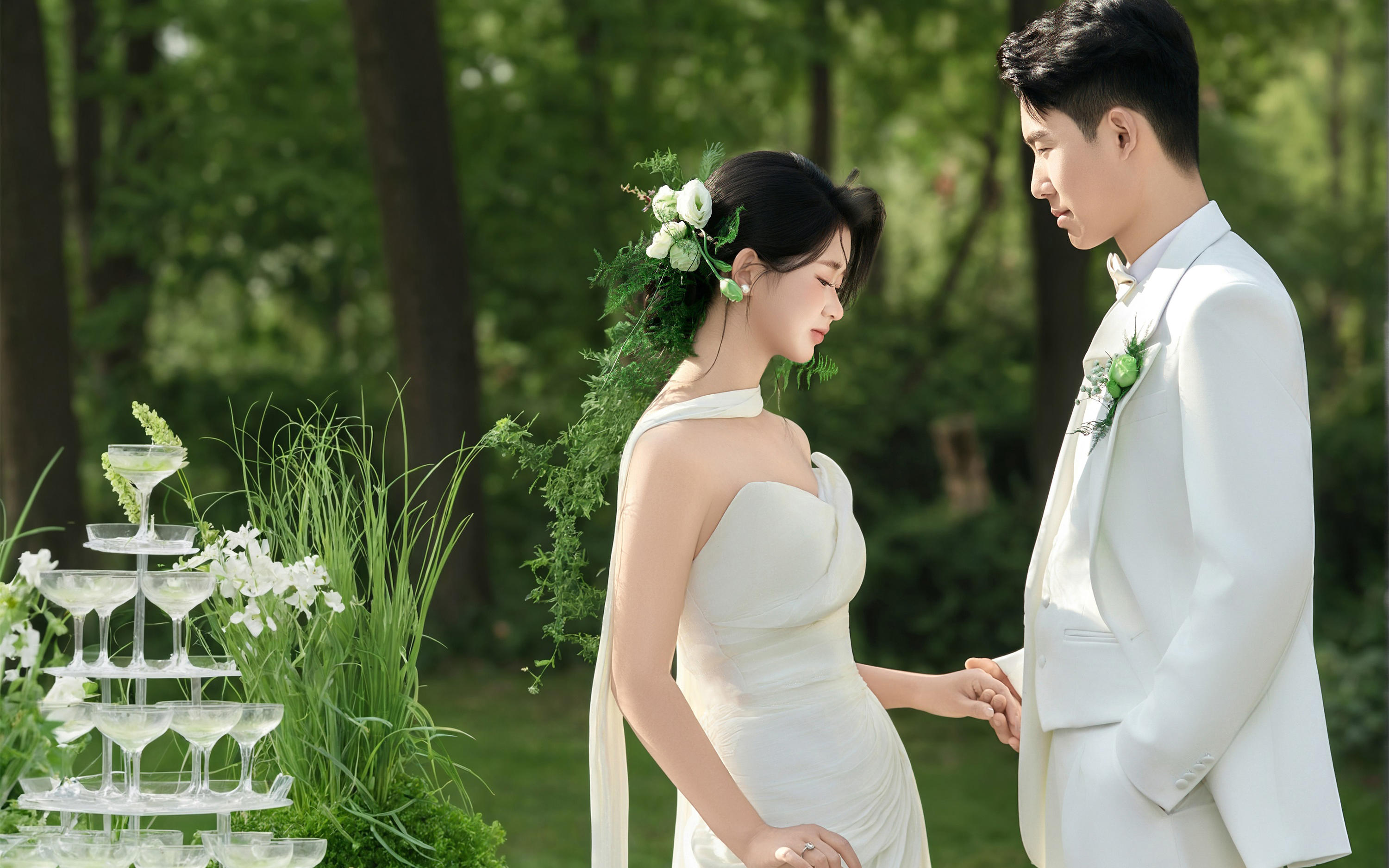 【壹家攝影】森系婚紗照 氧氣感直接拉滿～