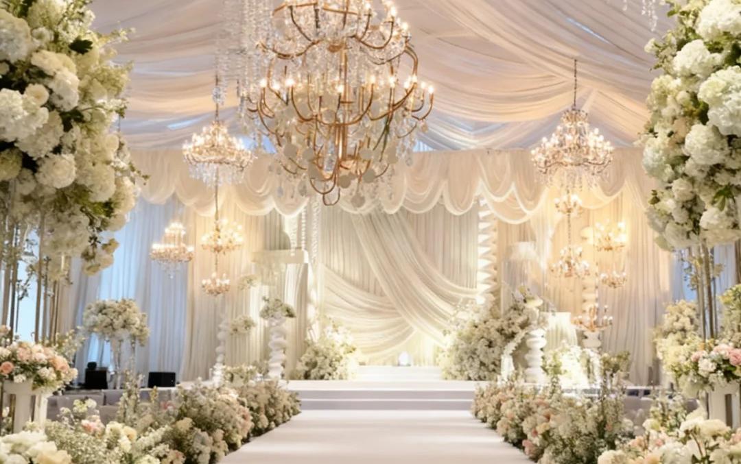 喜橙婚禮|布幔水晶輕奢婚禮