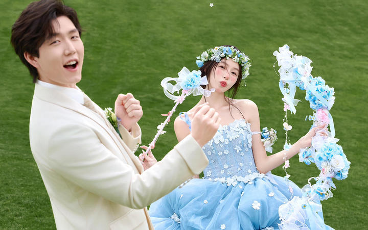 ??小眾控尖叫??被花神吻過的婚紗照太絕了