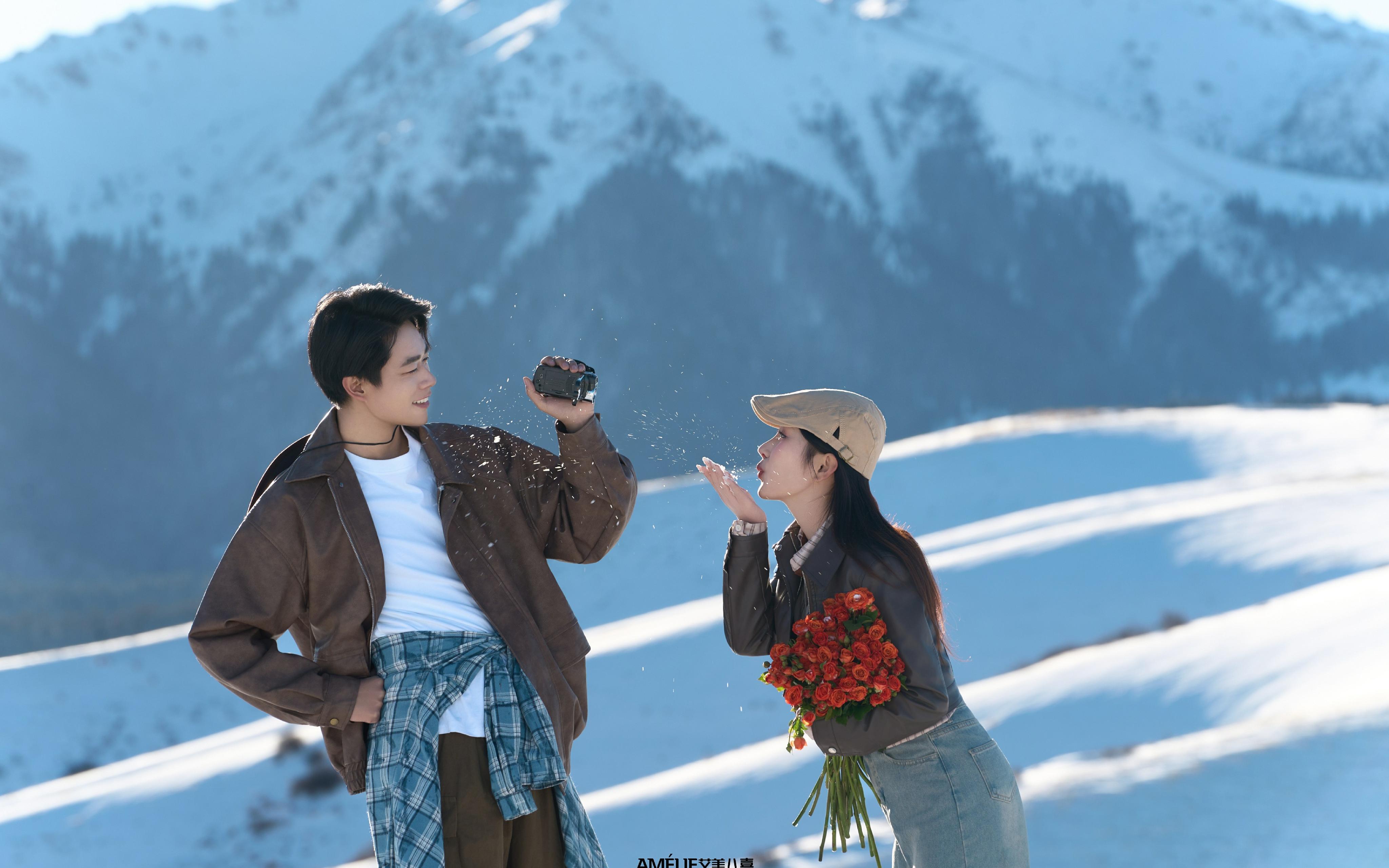 雪山甜戀！氛圍感直接封神??