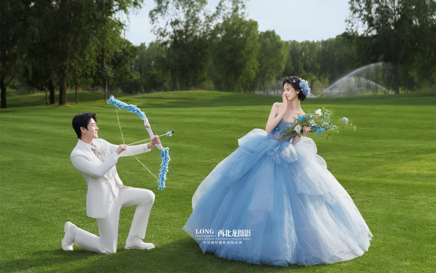 花神丘比特💙婚纱照💫此刻的浪漫具象化~