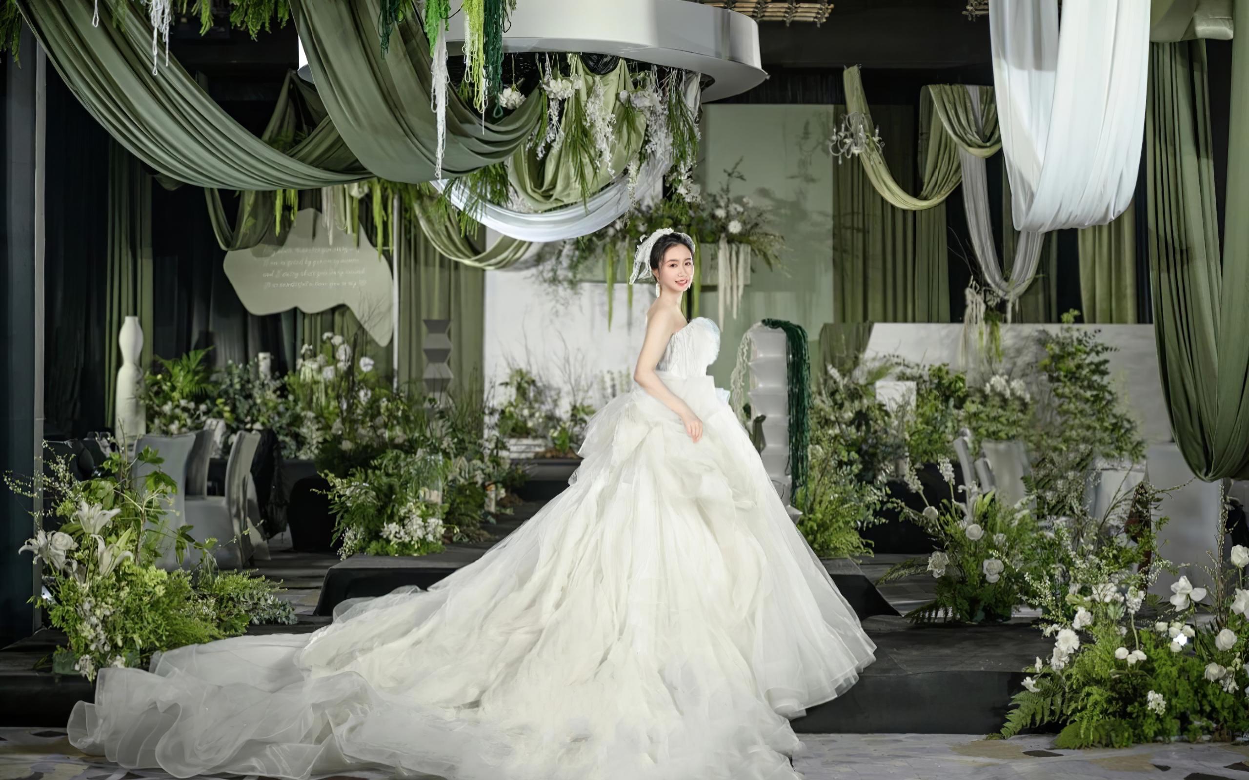 春日来信·白绿韩系清新婚礼 