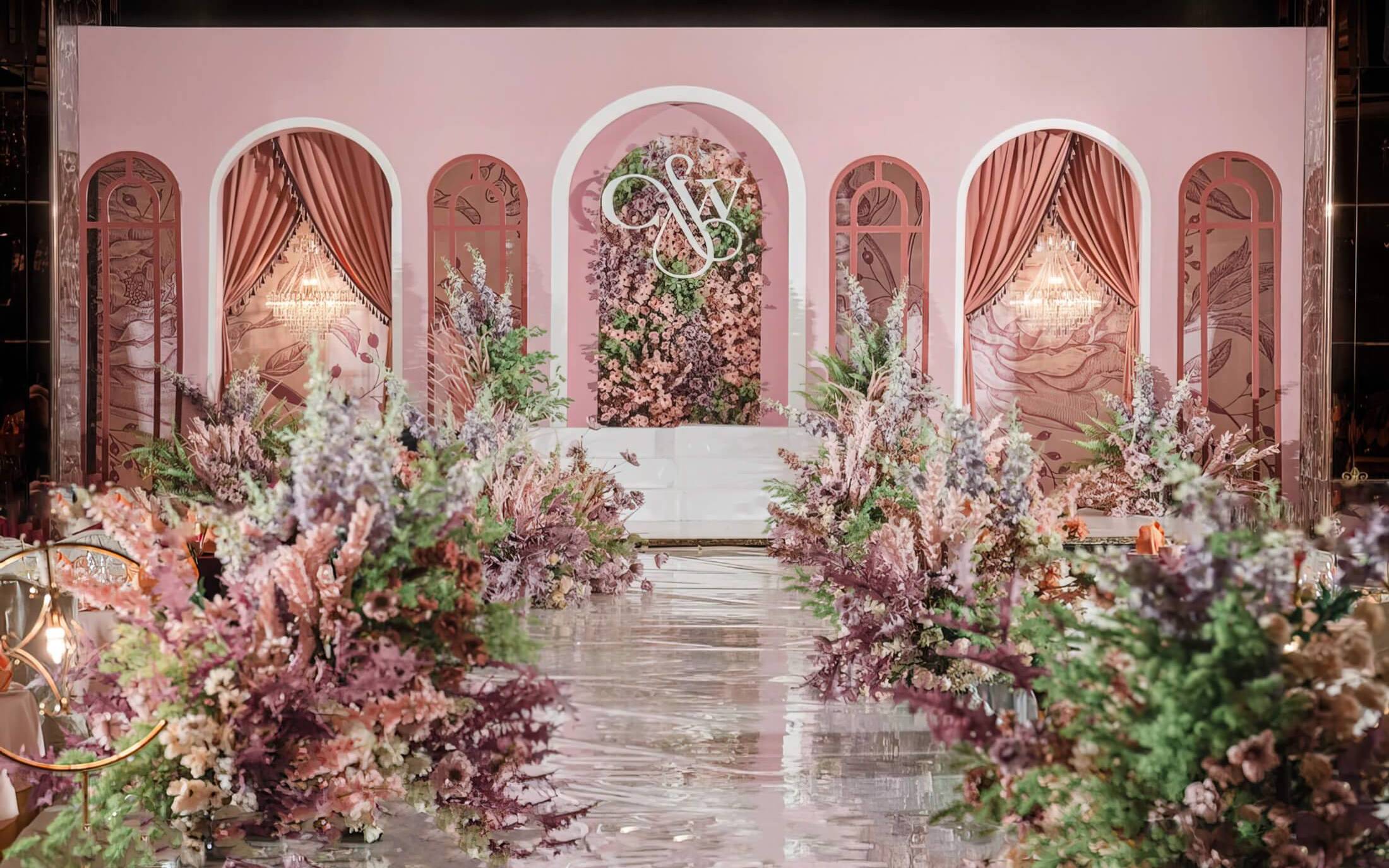 豆沙粉小香風(fēng)夢(mèng)幻婚禮