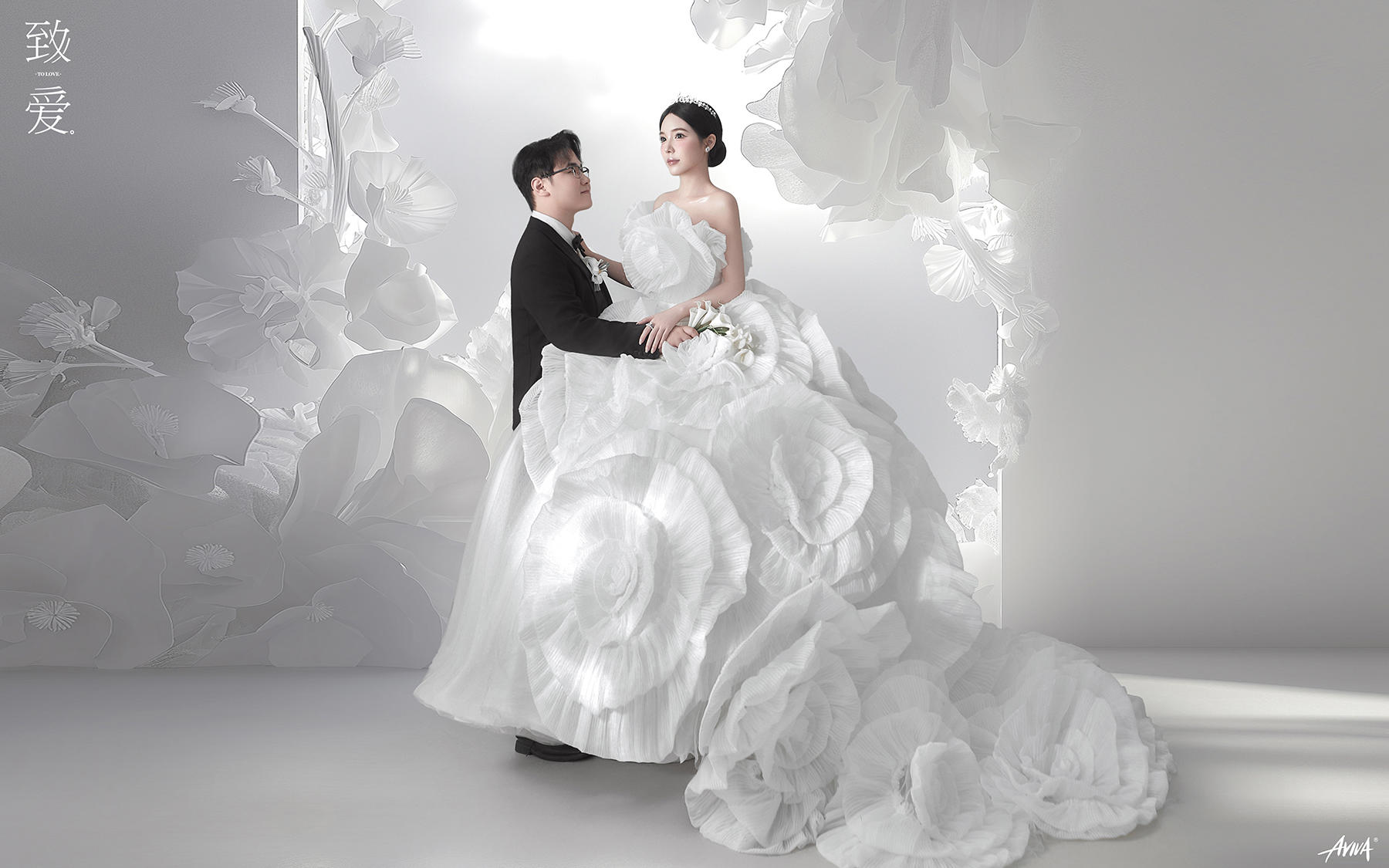 【真实客片】韩式婚纱照丨李凌睿 & 王新艳 