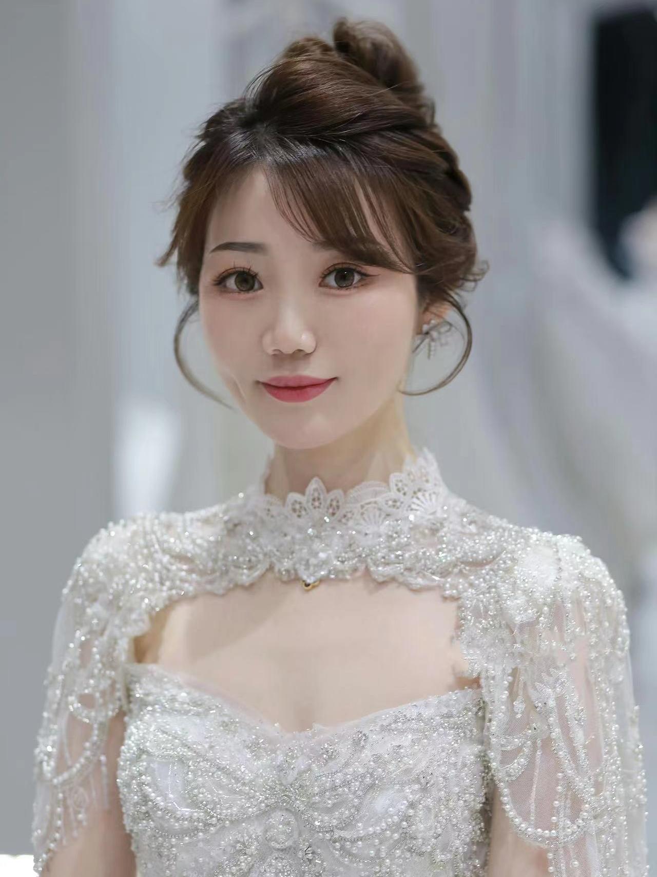 温婉动人的主纱造型