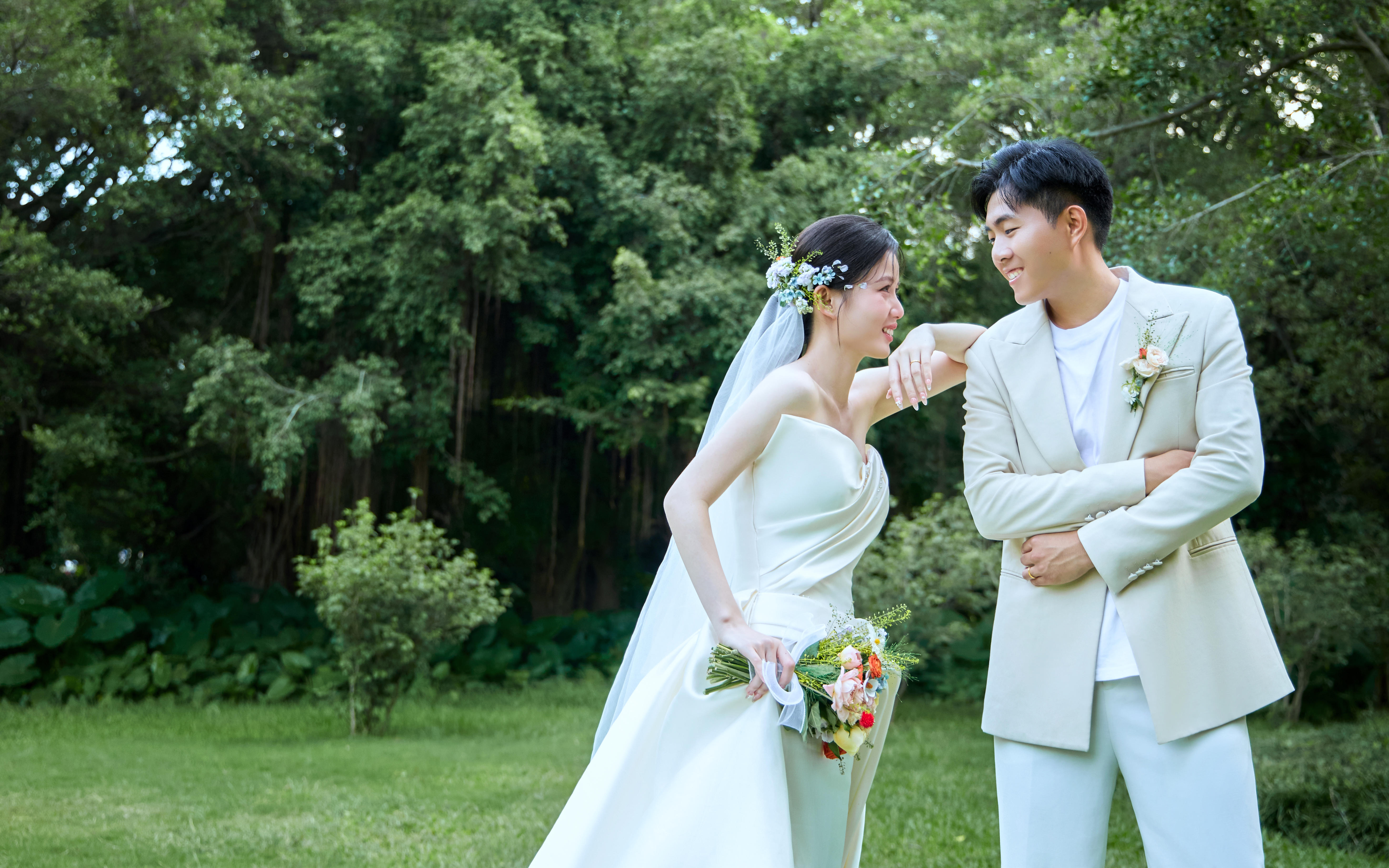 森系松弛感婚紗照【真實客片】