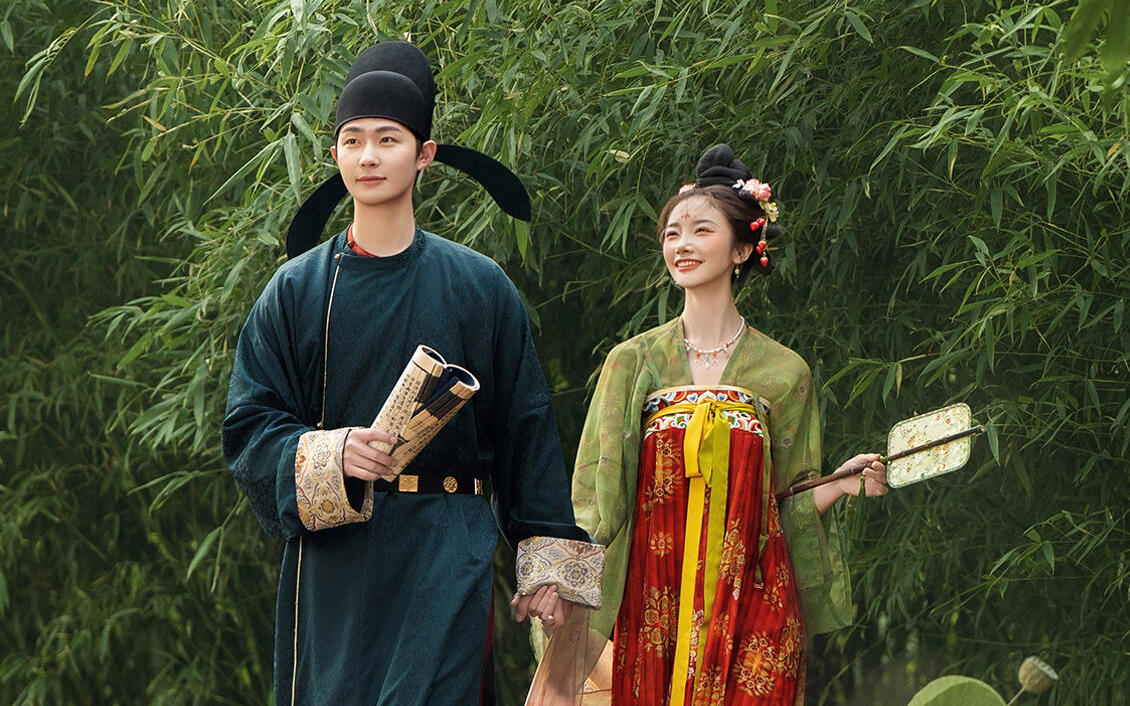 甜妹专属汉服婚纱照！小唐风太乖太上头了