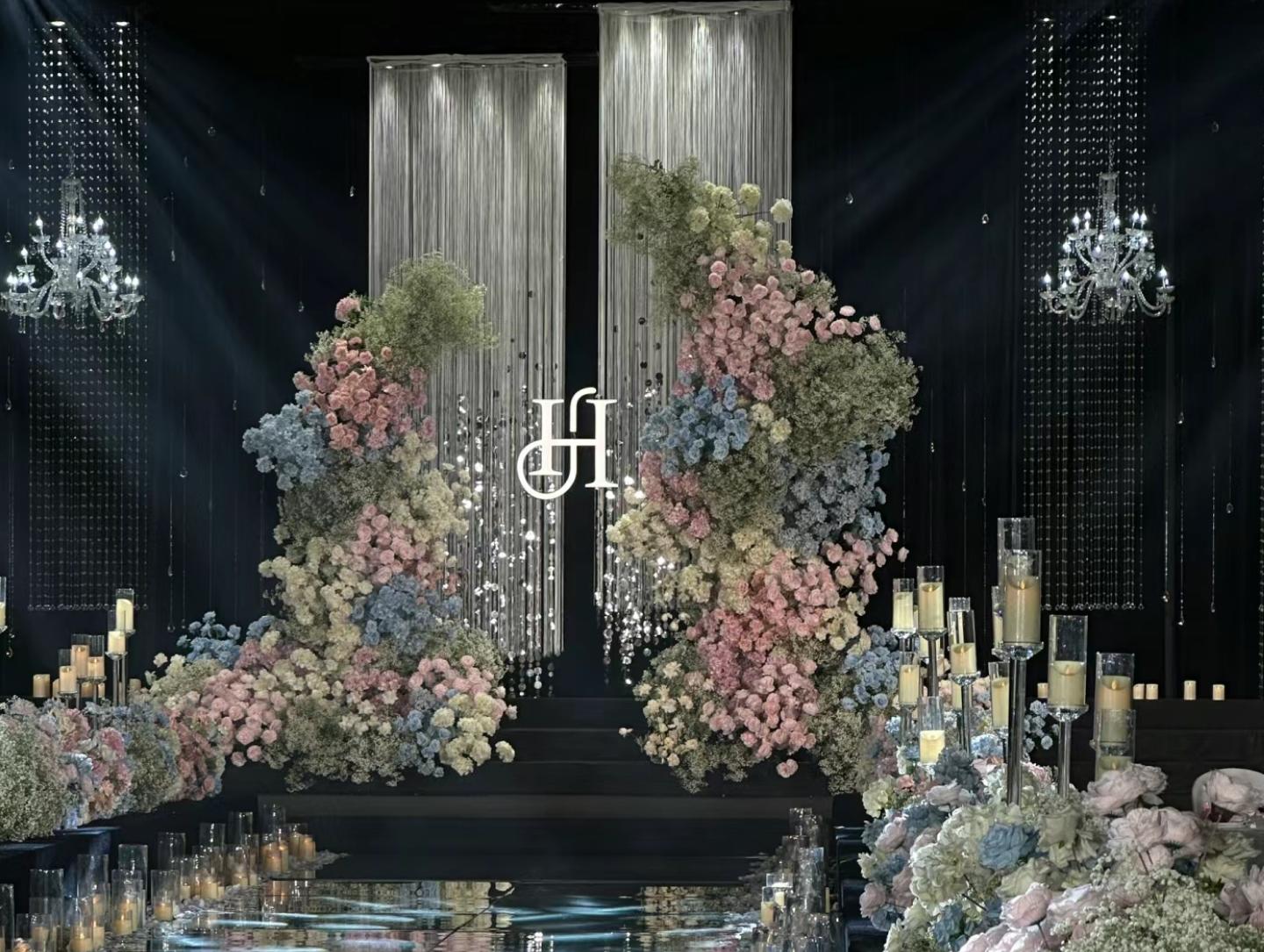 简单干净的韩式婚礼