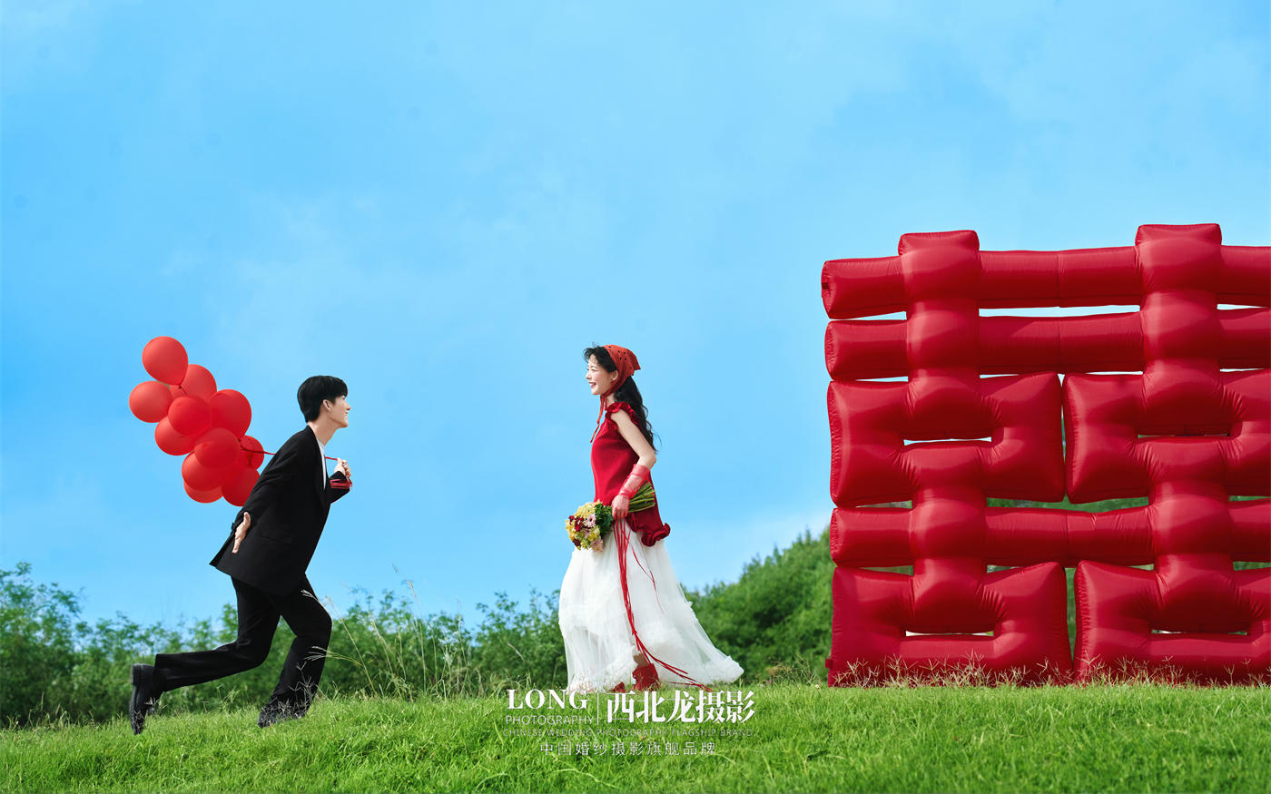 Wok❗️扑面而来的活人感喜嫁婚纱照包甜的