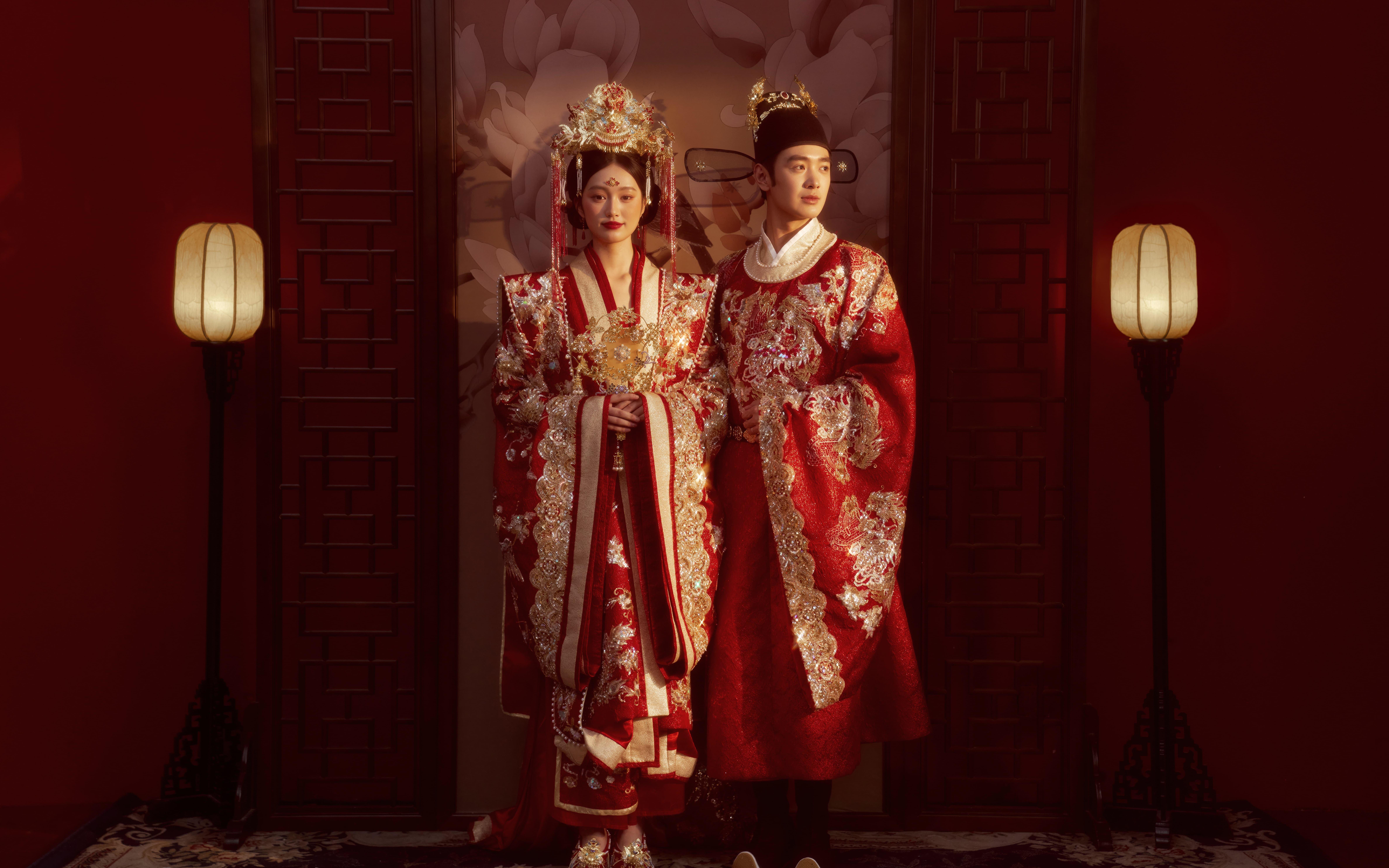 红墙映朱钗｜明制婚纱照的东方浪漫