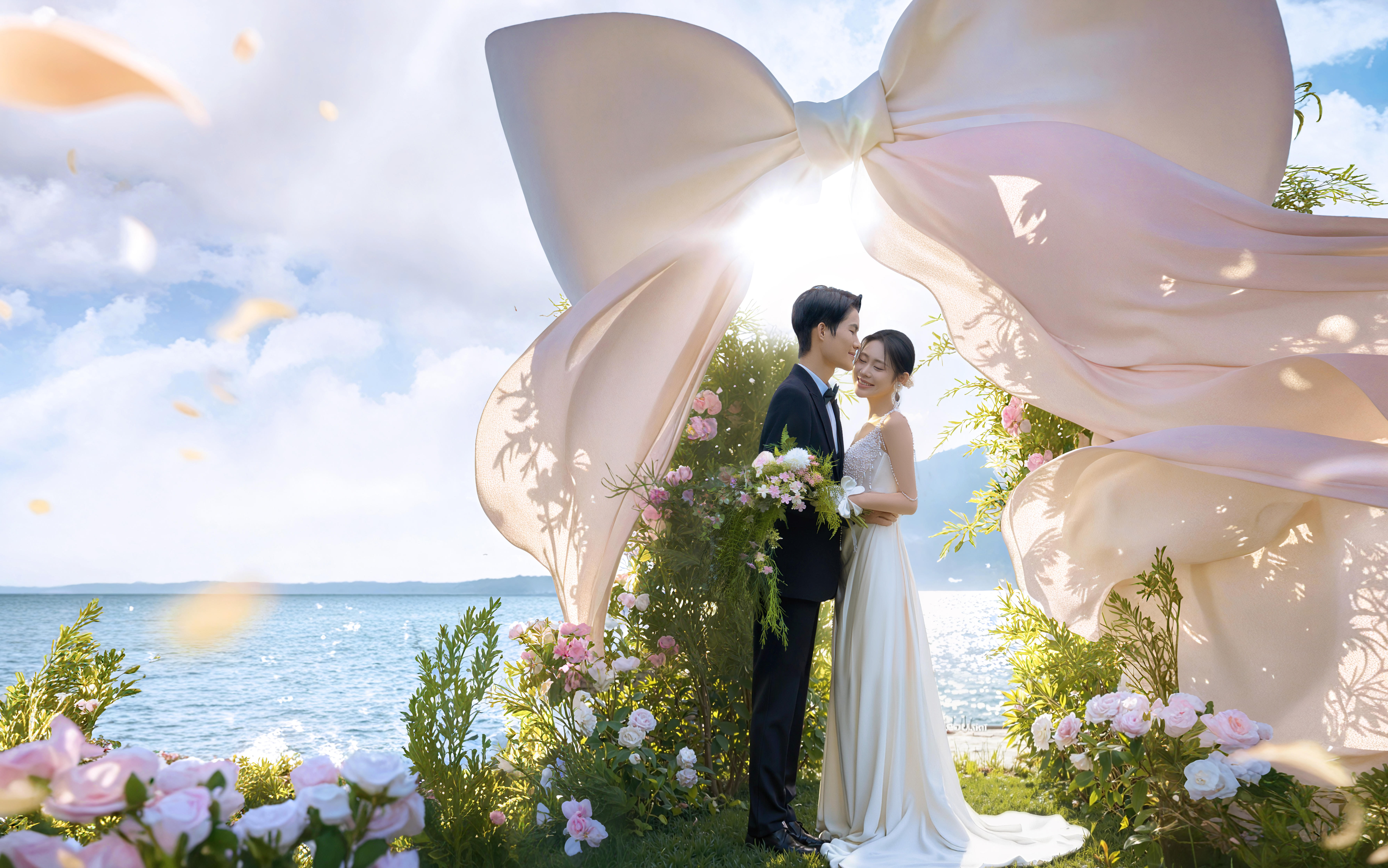 不是我说！谁教你们00后这么拍婚纱照的🎀