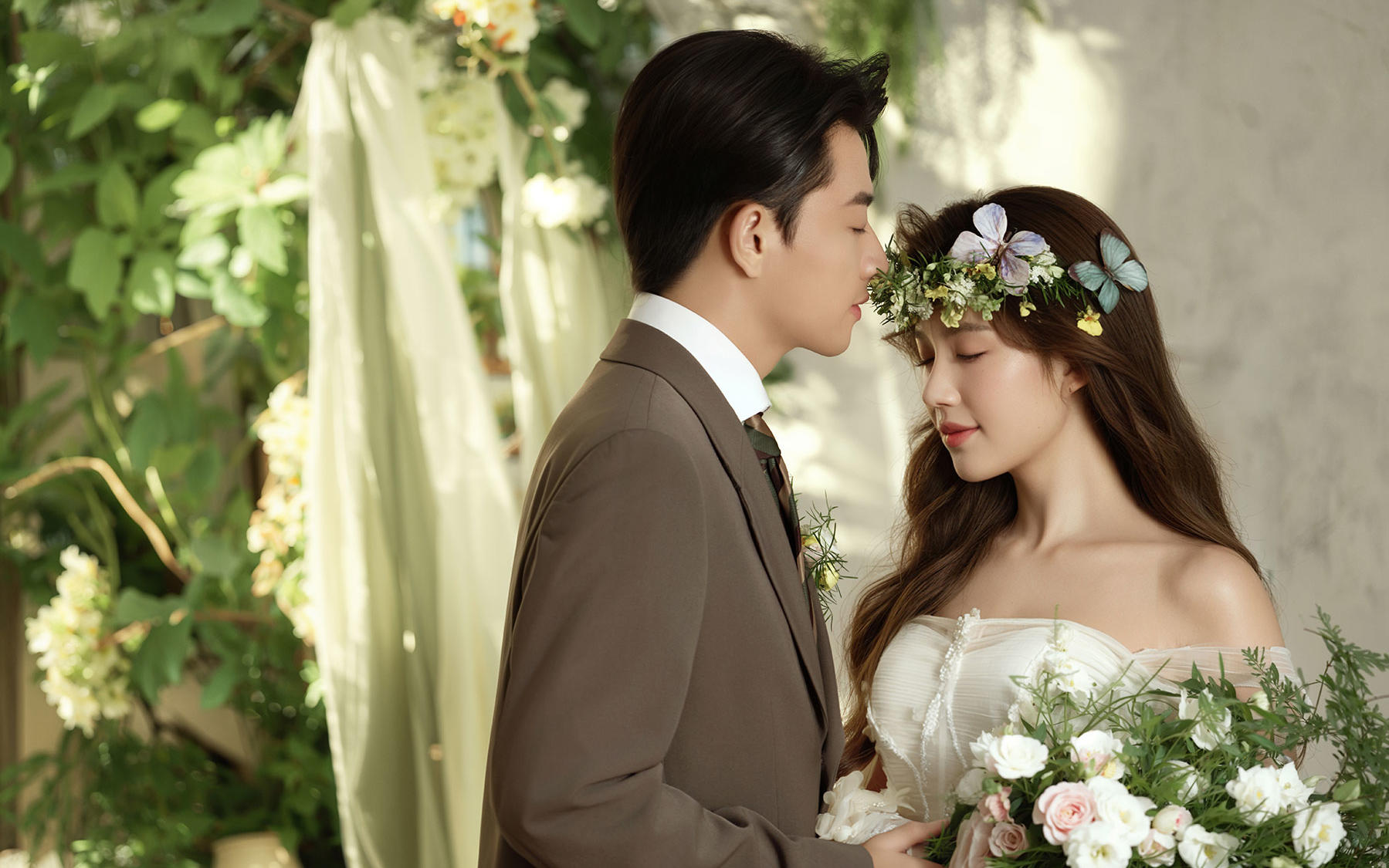 轻森系氛围感婚纱照～执手相伴是初见欢喜