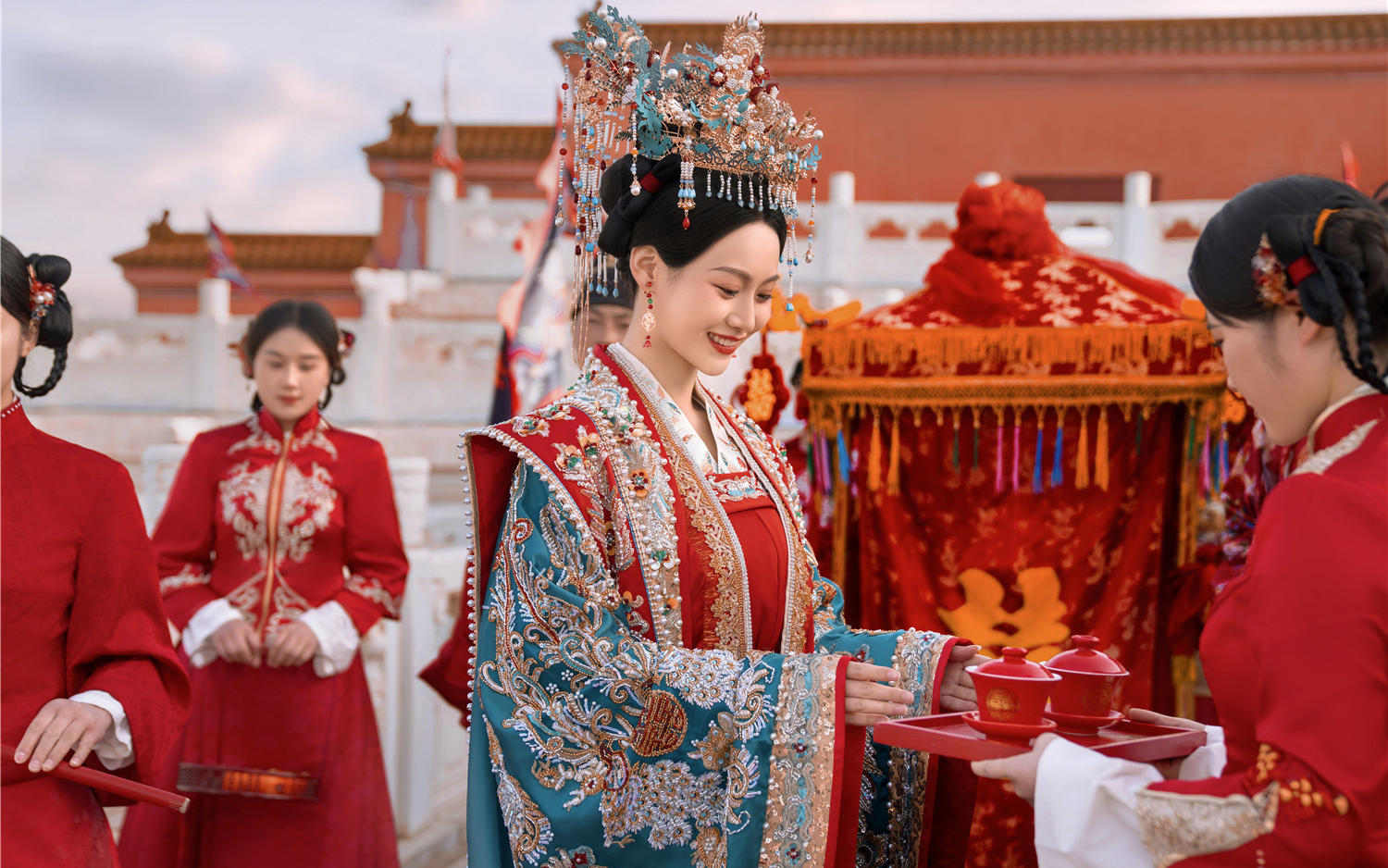 【西北龙摄影】八抬大轿汉服仪式感婚纱照