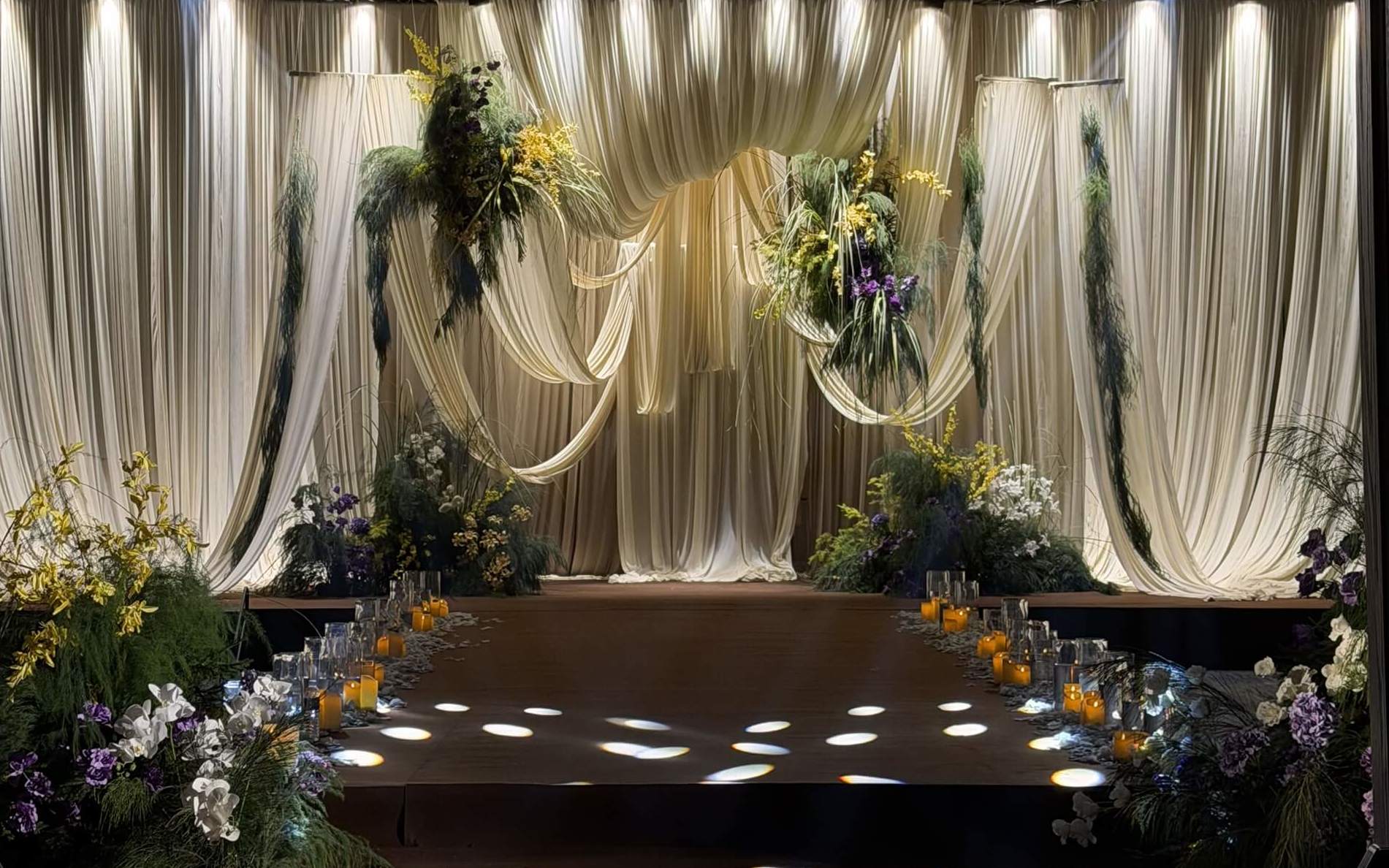 韩式布幔高级感婚礼