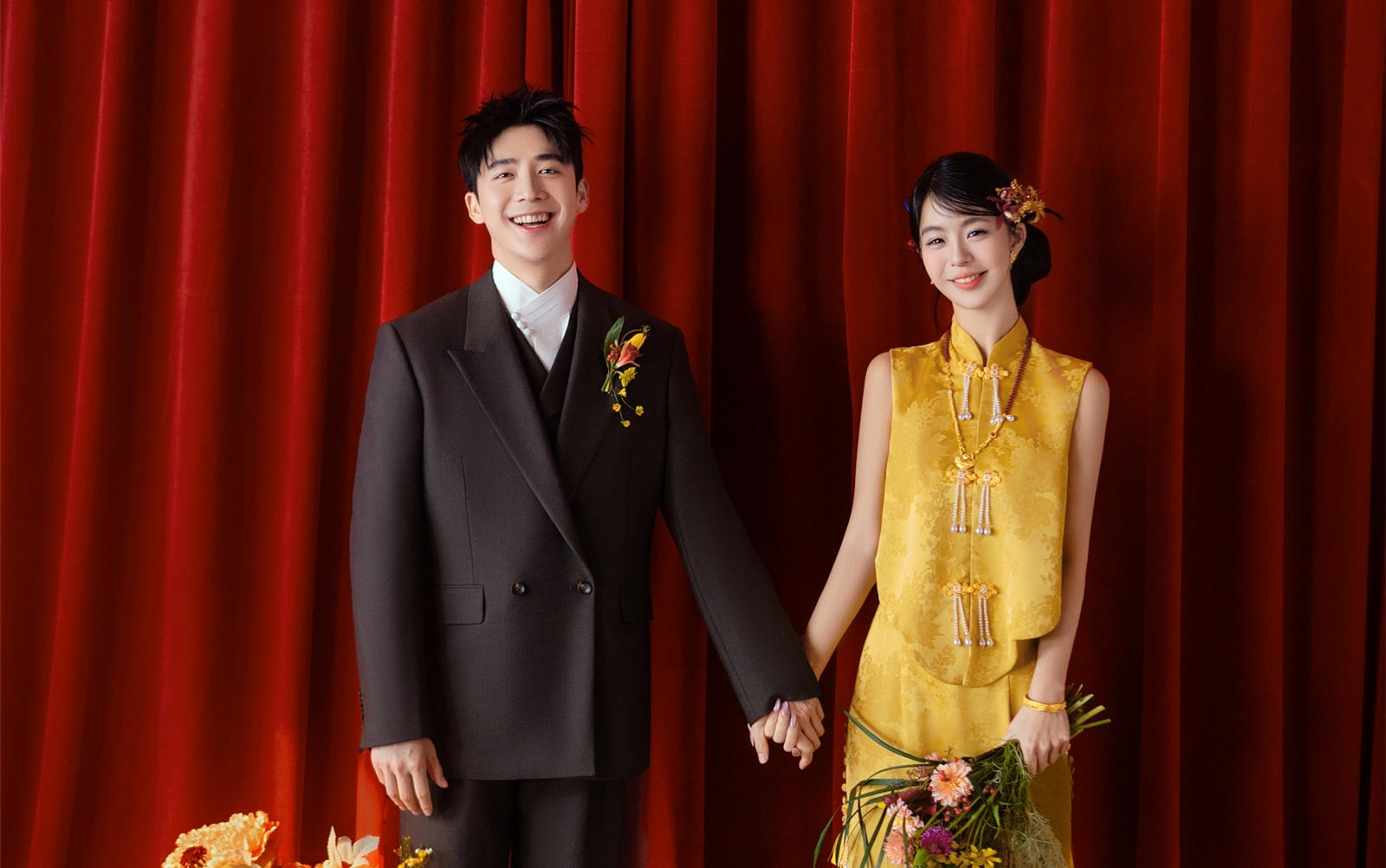 喜上眉梢，愛在心間｜這組新中式婚紗照甜度超標啦