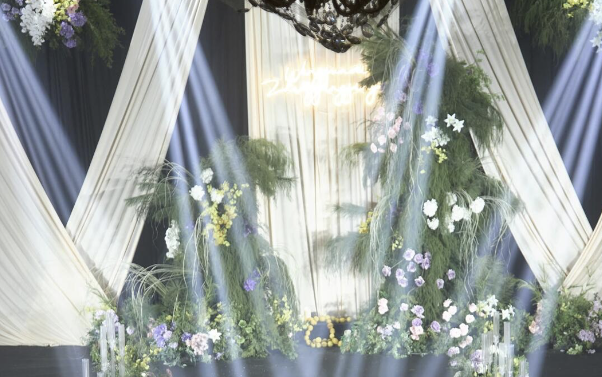 Share 美到犯规的韩式布幔婚礼｜高级感拉满