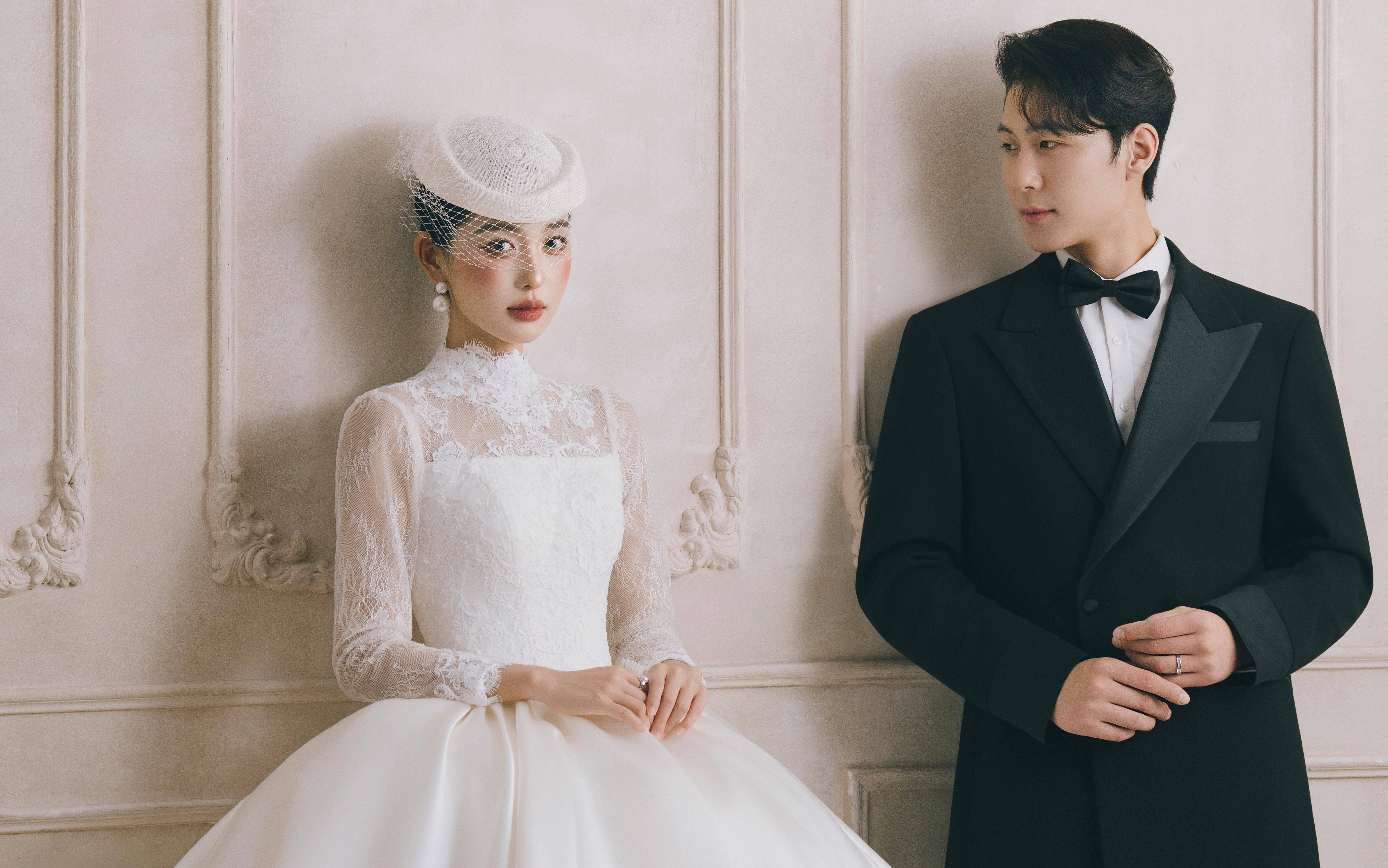 法式复古婚纱照真的好美❗️复古氛围感绝了~