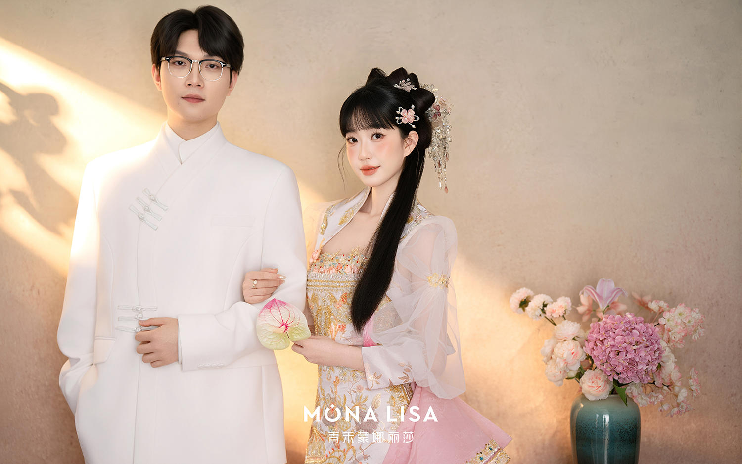 粉色新中式喜嫁風(fēng)甜出屏幕！