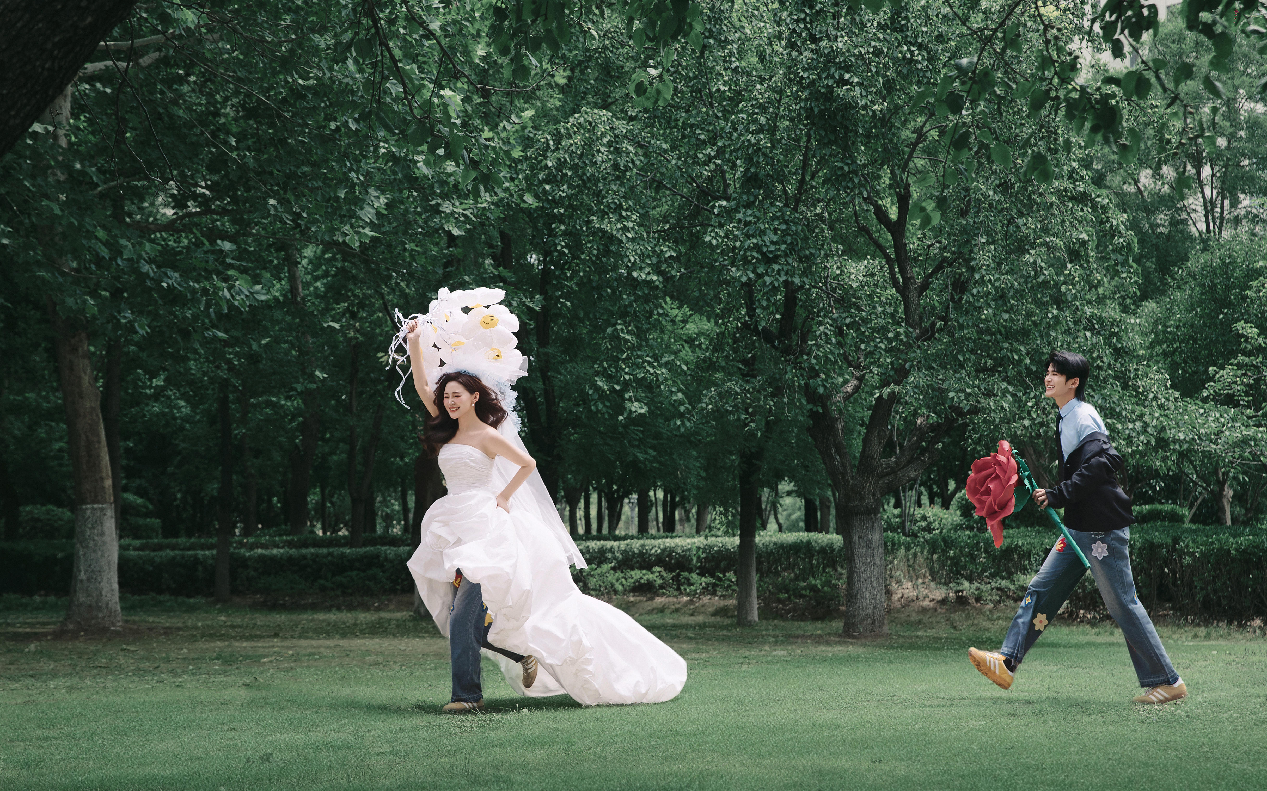 森系小清新婚纱照