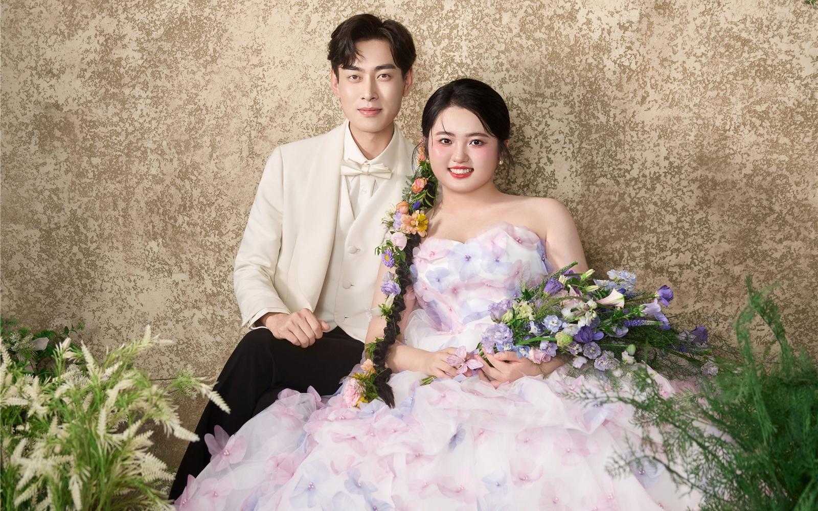 ? 胖MM的花漾森系婚紗照YYDS，驚艷所有人！
