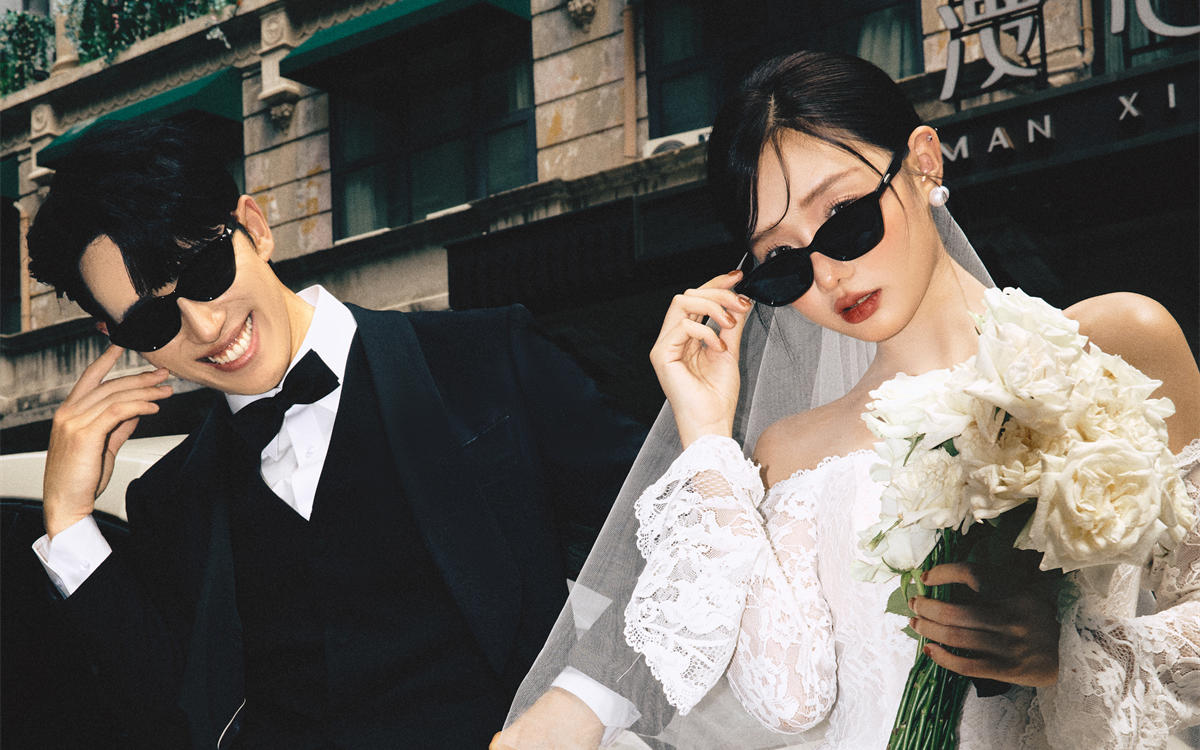小众复古街拍，自由感MAX婚纱照超有feel呀
