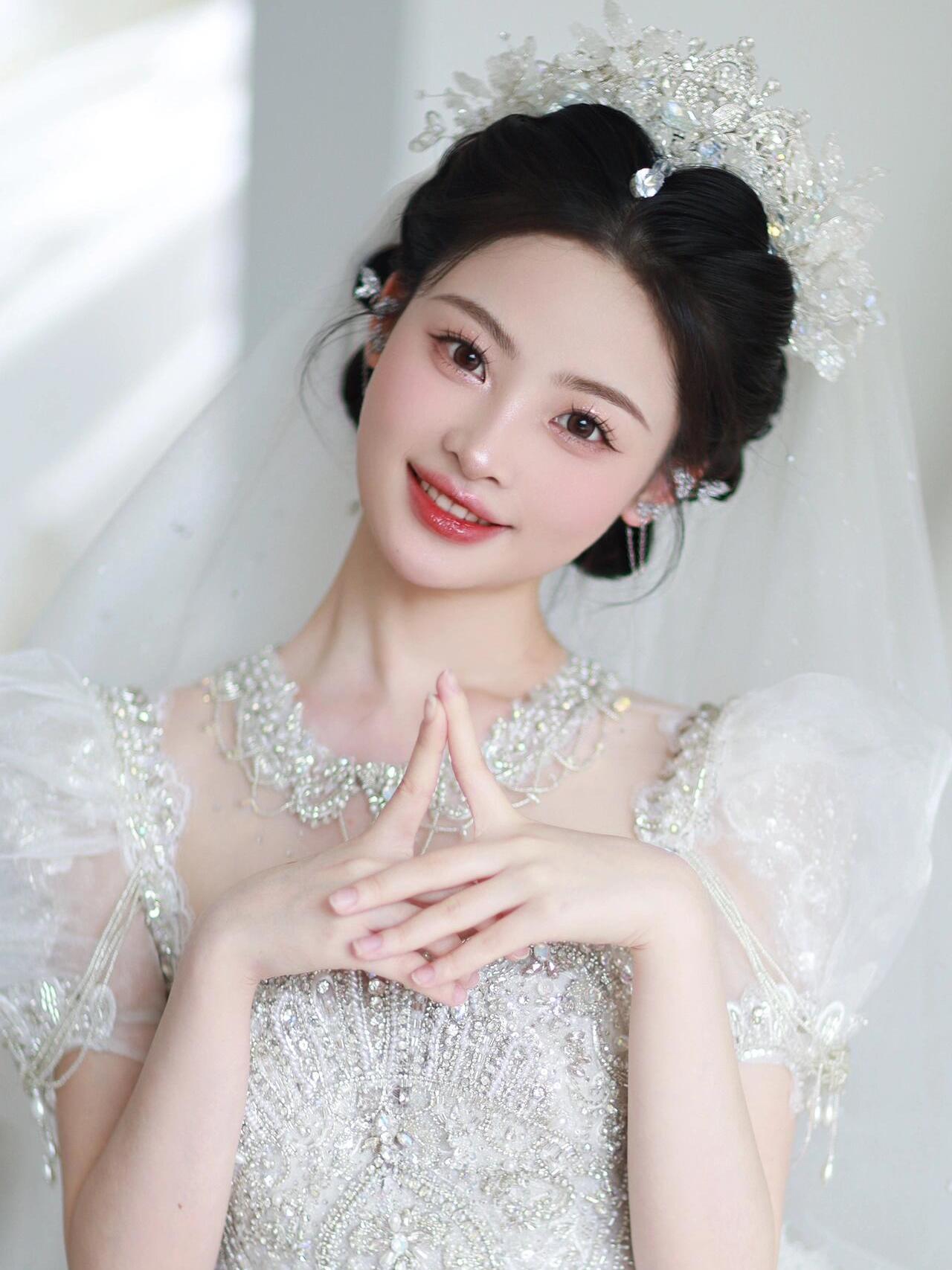 甜美可爱主纱造型