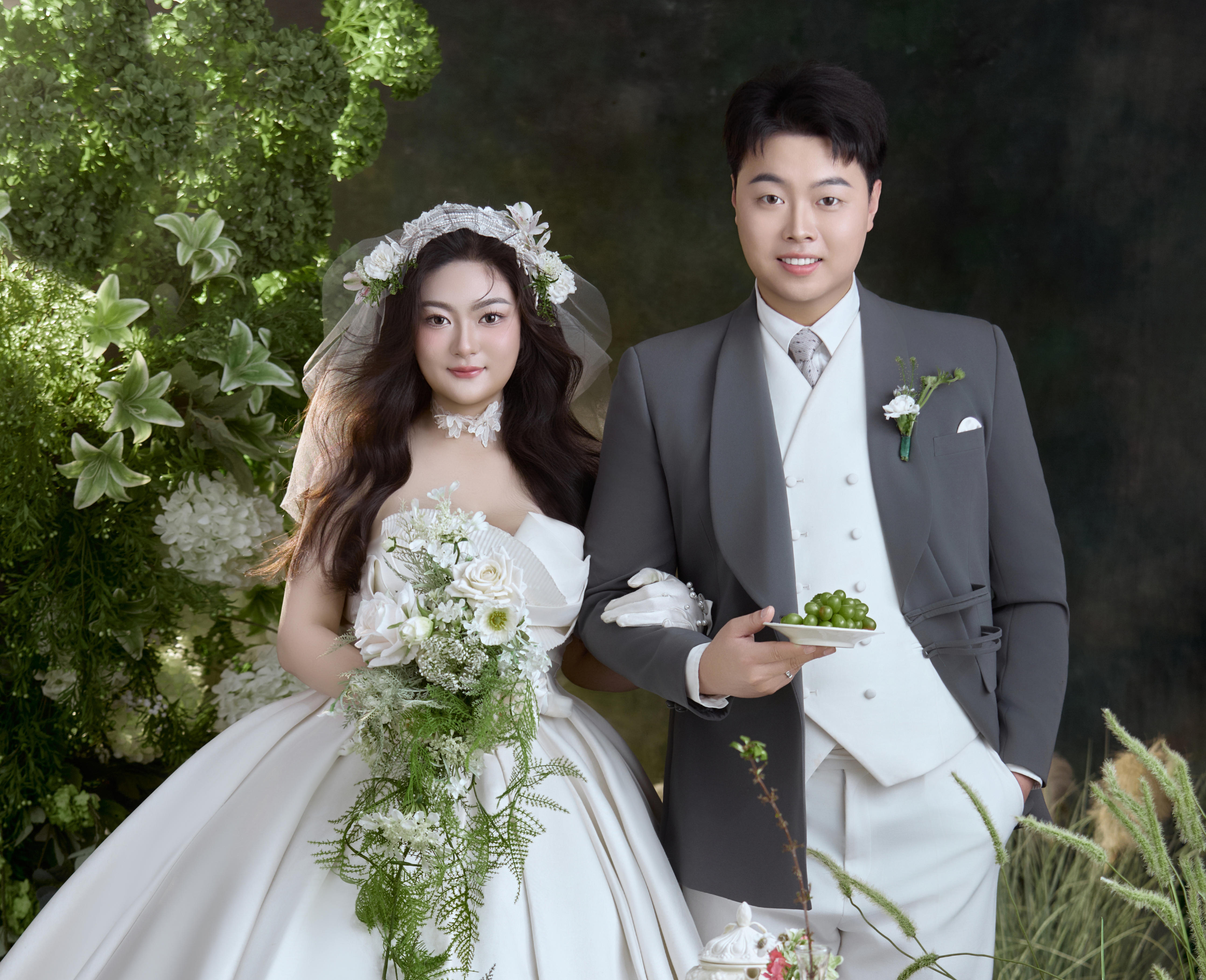 美到心窝里的法式轻复古婚纱照